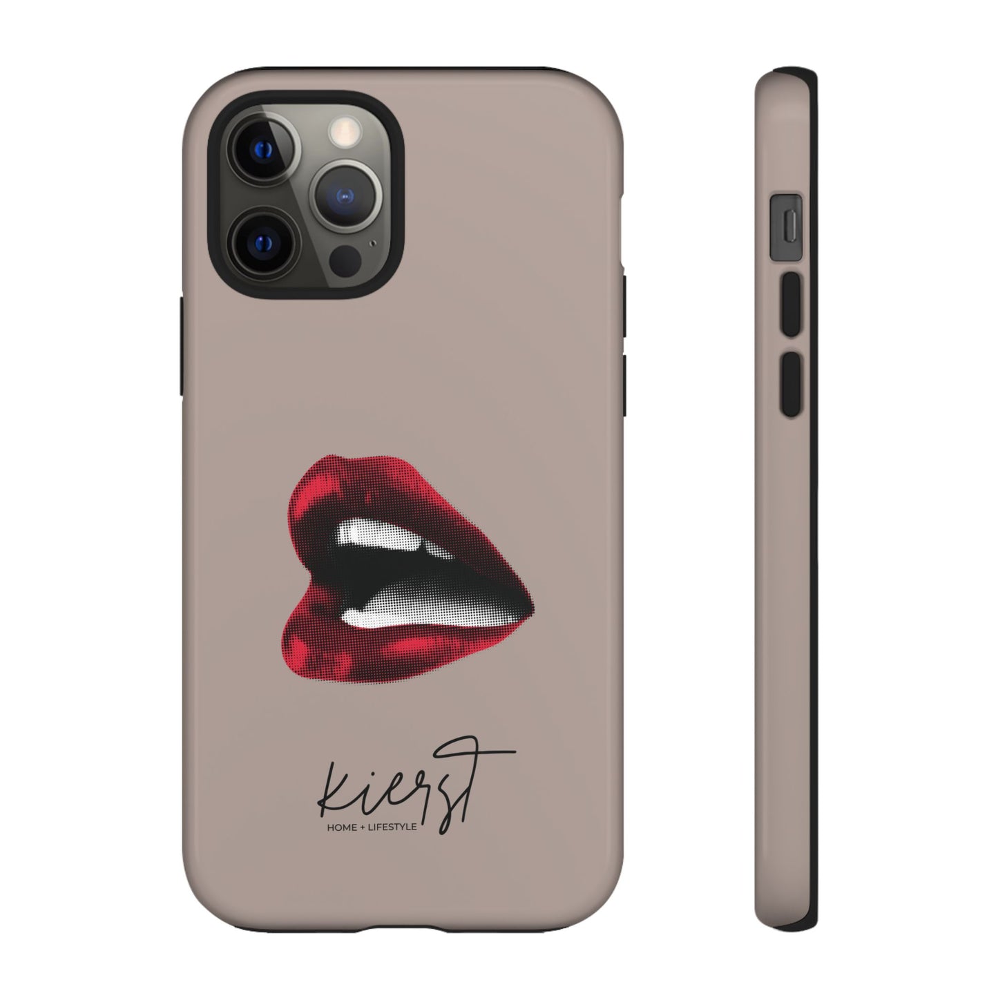 Retro Red Lips iPhone Case | Pop Art Meets Polished