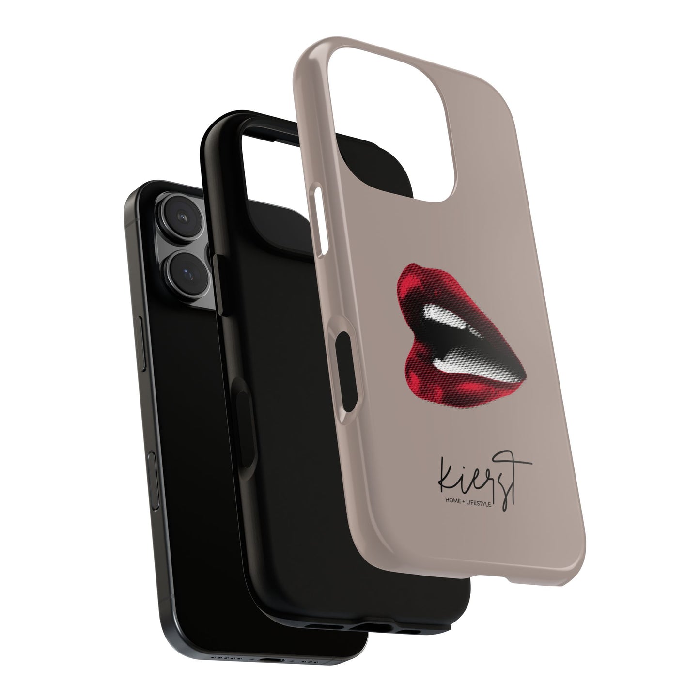 Retro Red Lips iPhone Case | Pop Art Meets Polished