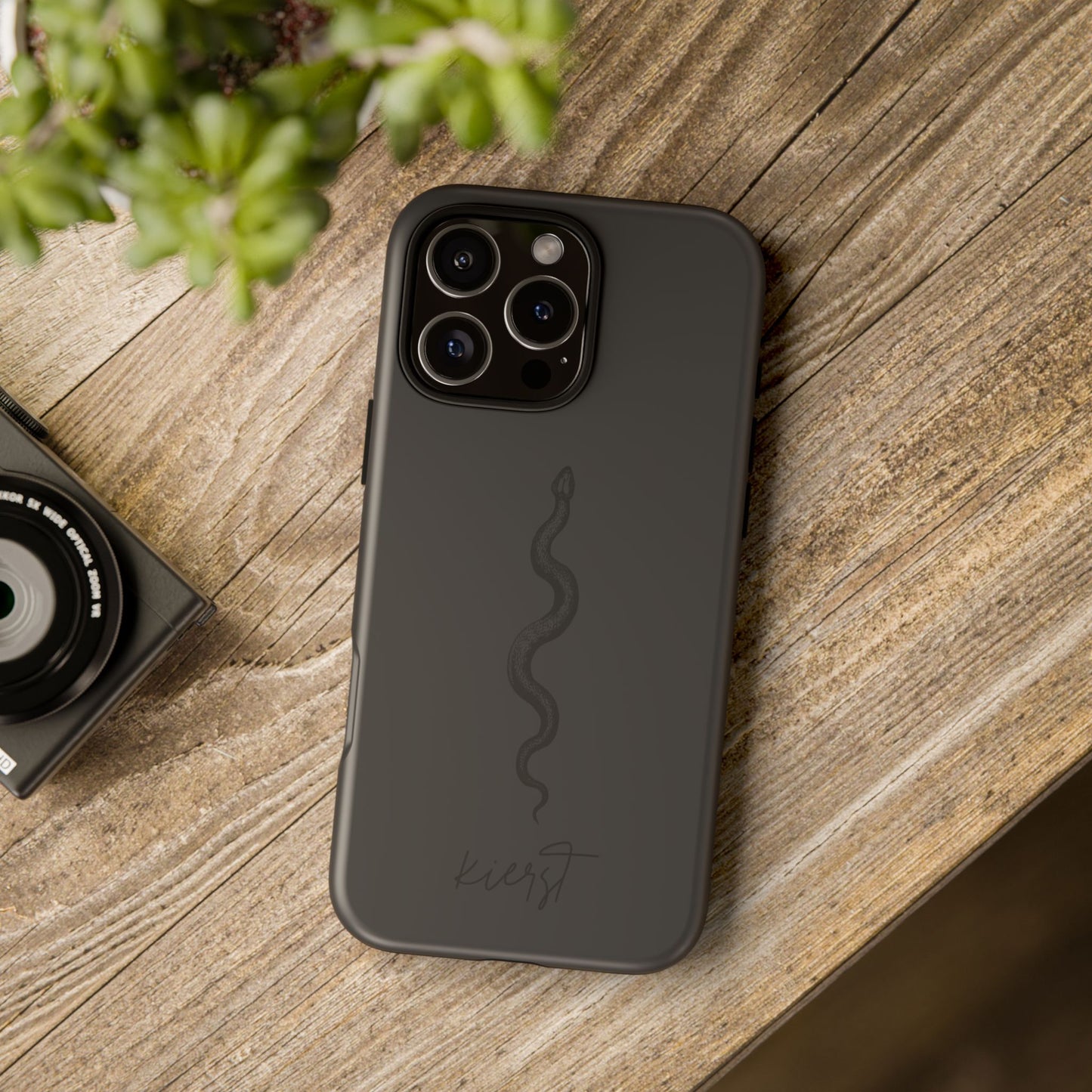 Long Black Snake iPhone Case | Subtle Edge, Quiet Power
