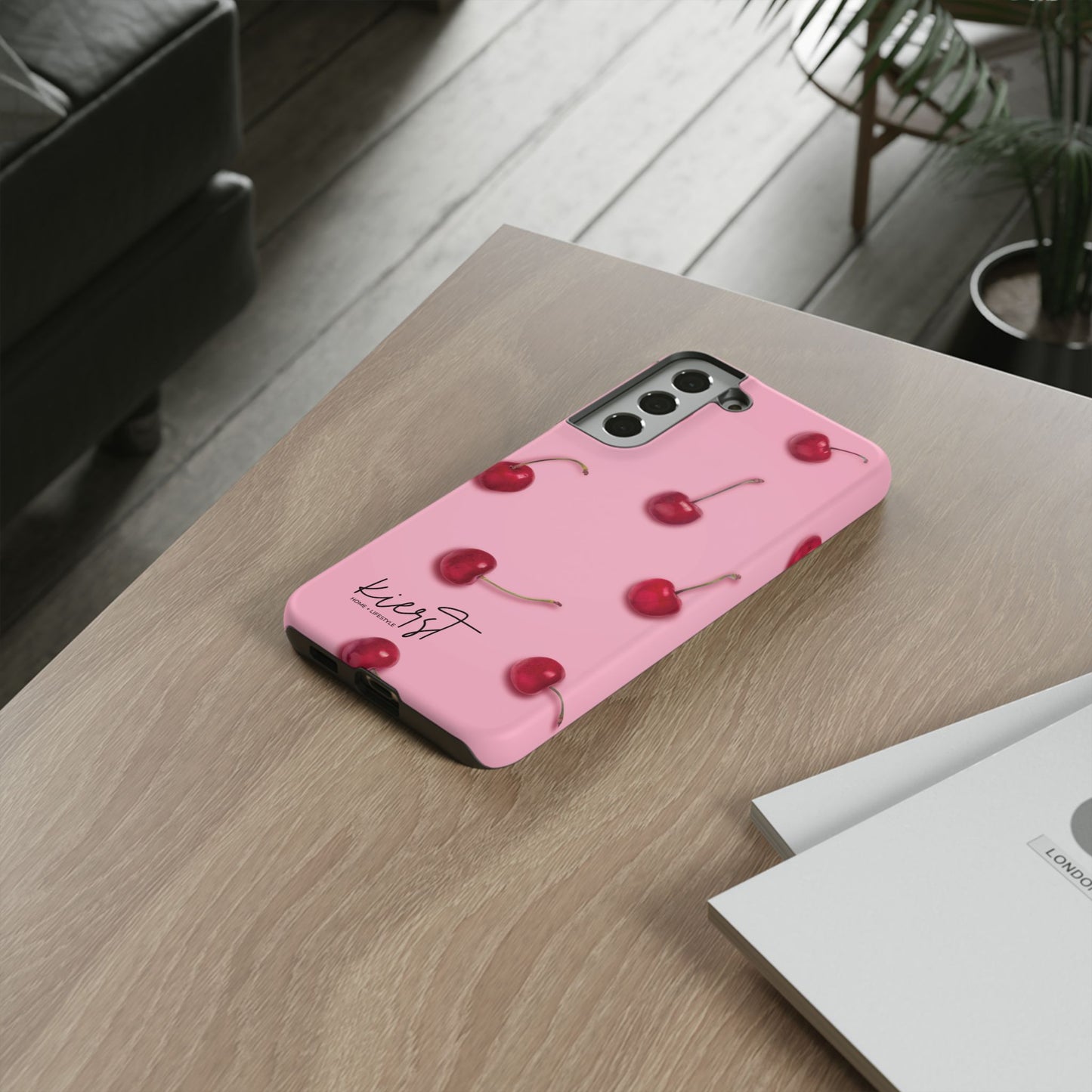 Cherries Samsung Galaxy Phone Case | Sweet Meets Sophisticated in This Standout Cover