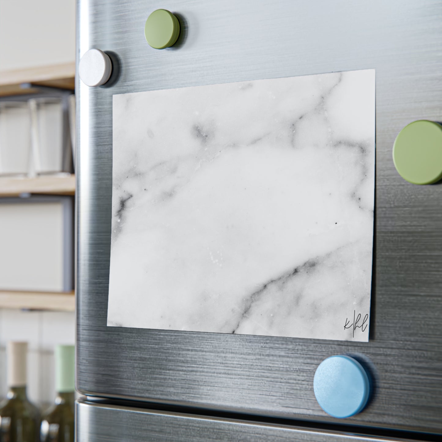 Lived-In Grey and White Marble Post-it® Note Pad