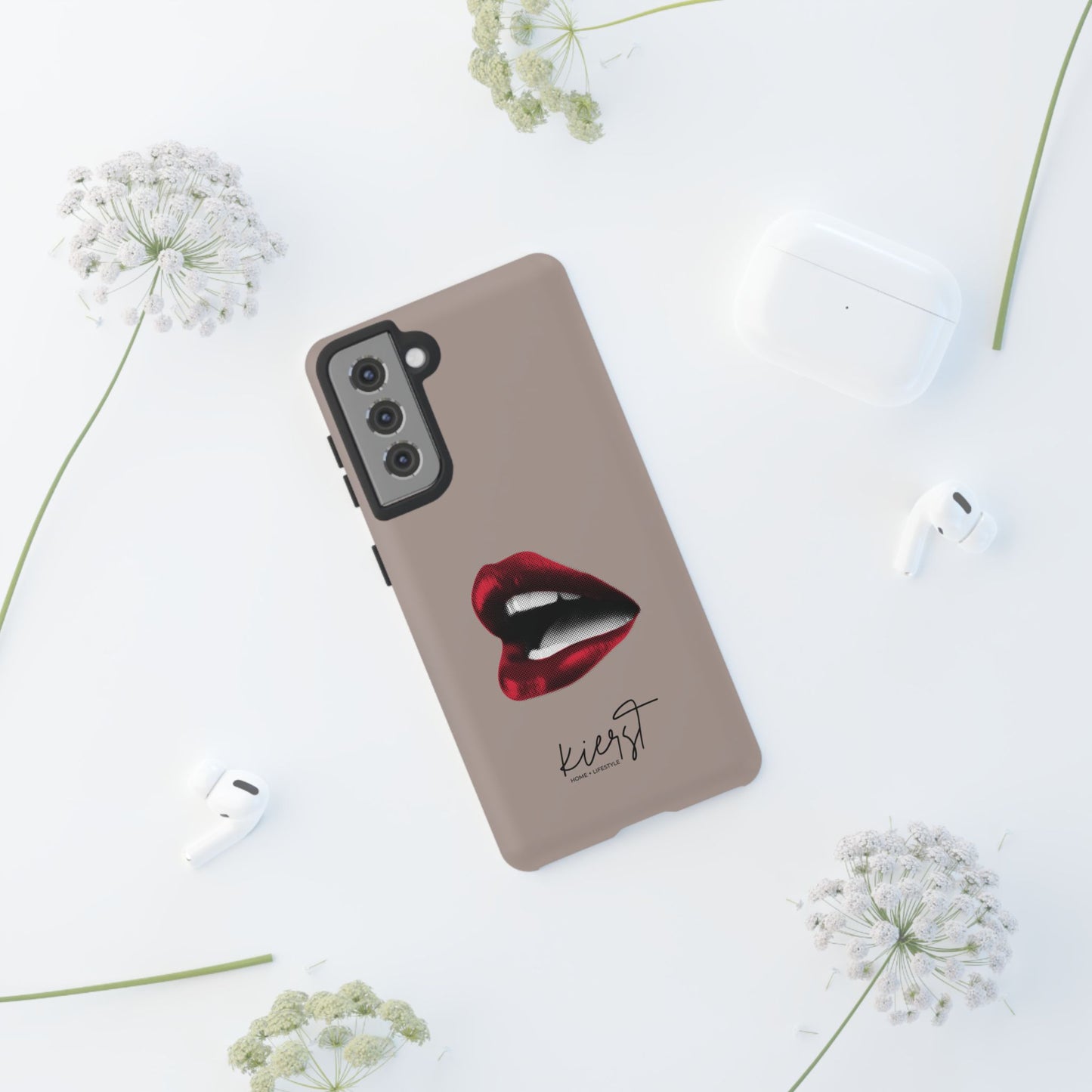 Retro Red Lips Samsung Galaxy Case | Pop Art, Luxe Feel