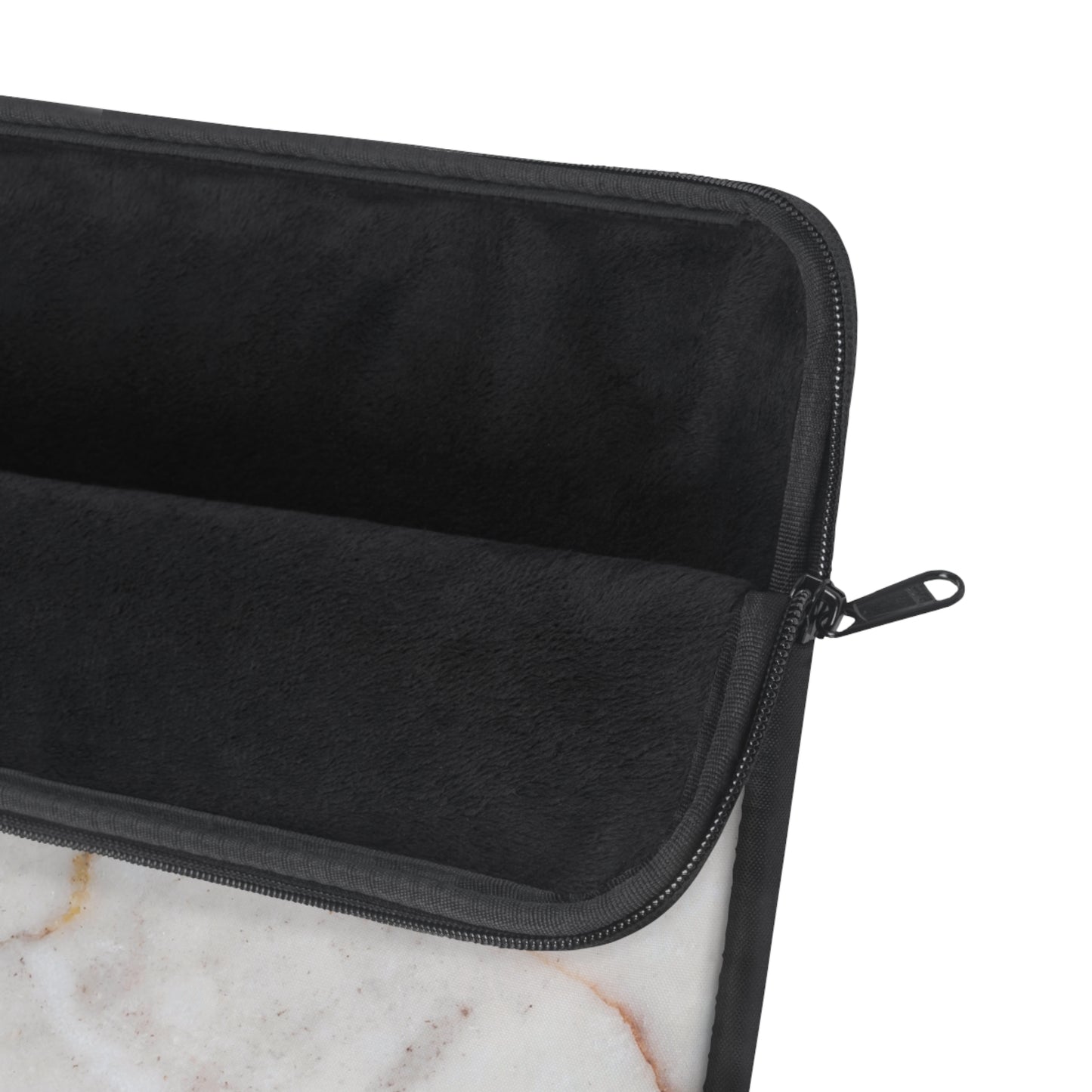 Warm White Marble Laptop Sleeve | Elegant & Minimalist Tech Style
