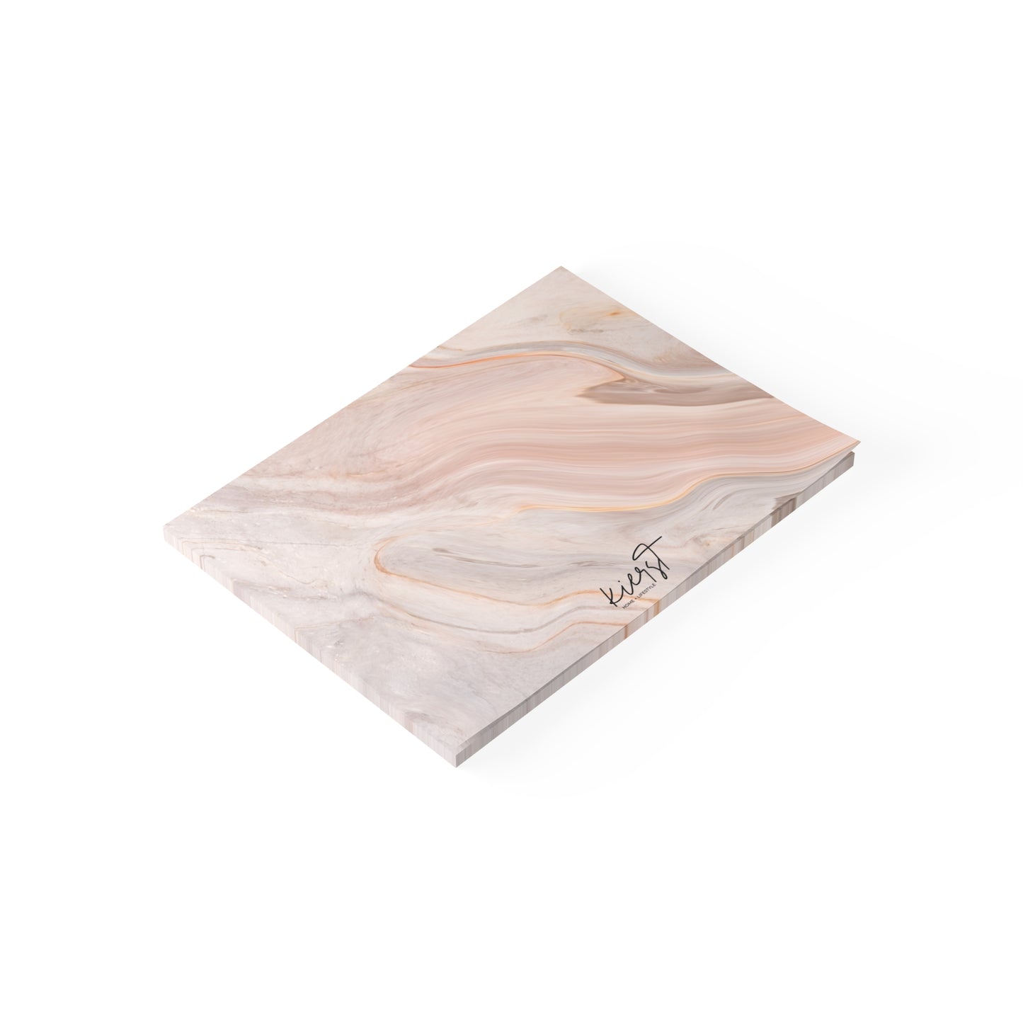 Blush Swirl Marble Post-it® Note Pad | Soft Pink Marble-Inspired Sticky Notes for Chic Desks