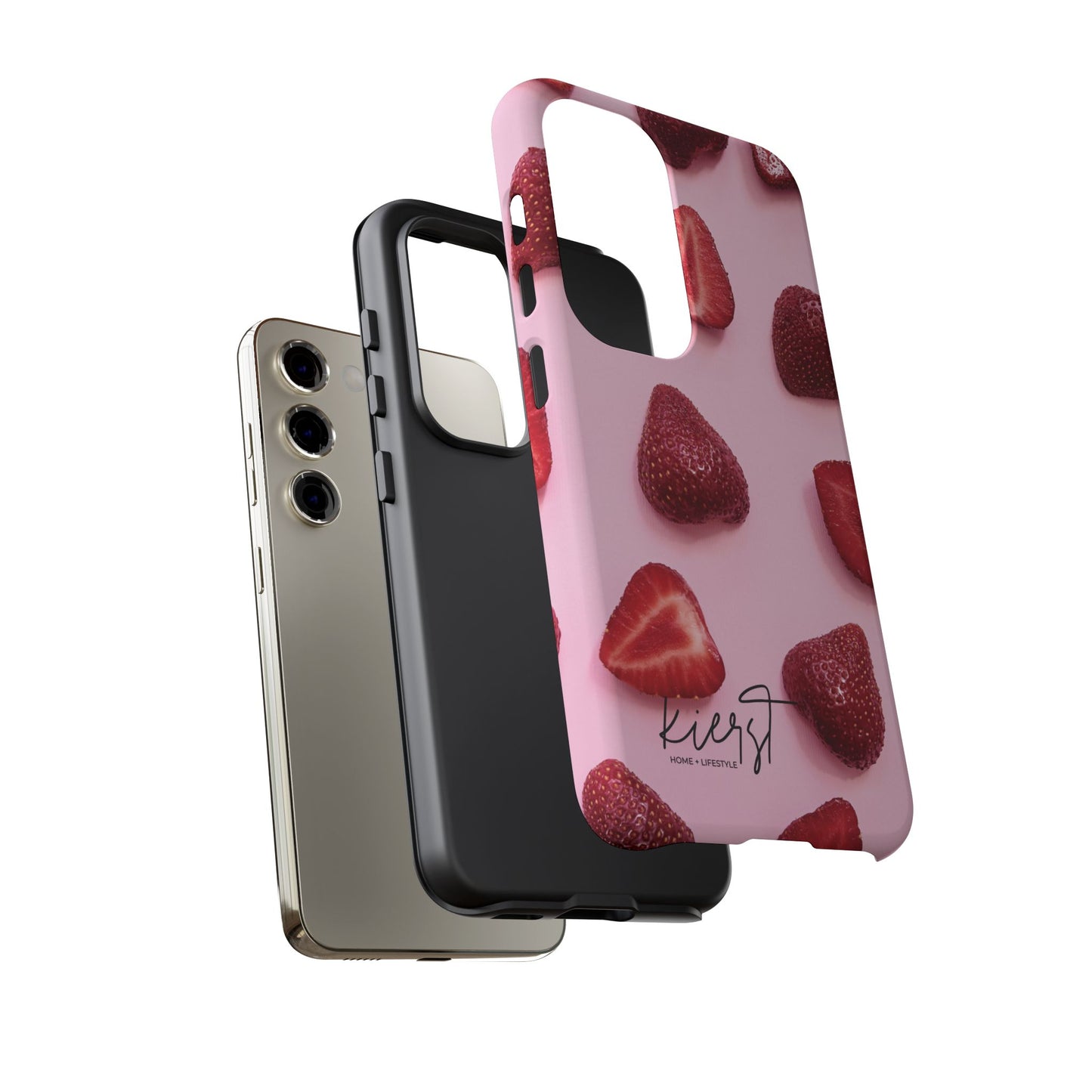 Strawberries Samsung Galaxy Phone Case | A Juicy Pop of Playfulness Meets Polished Design