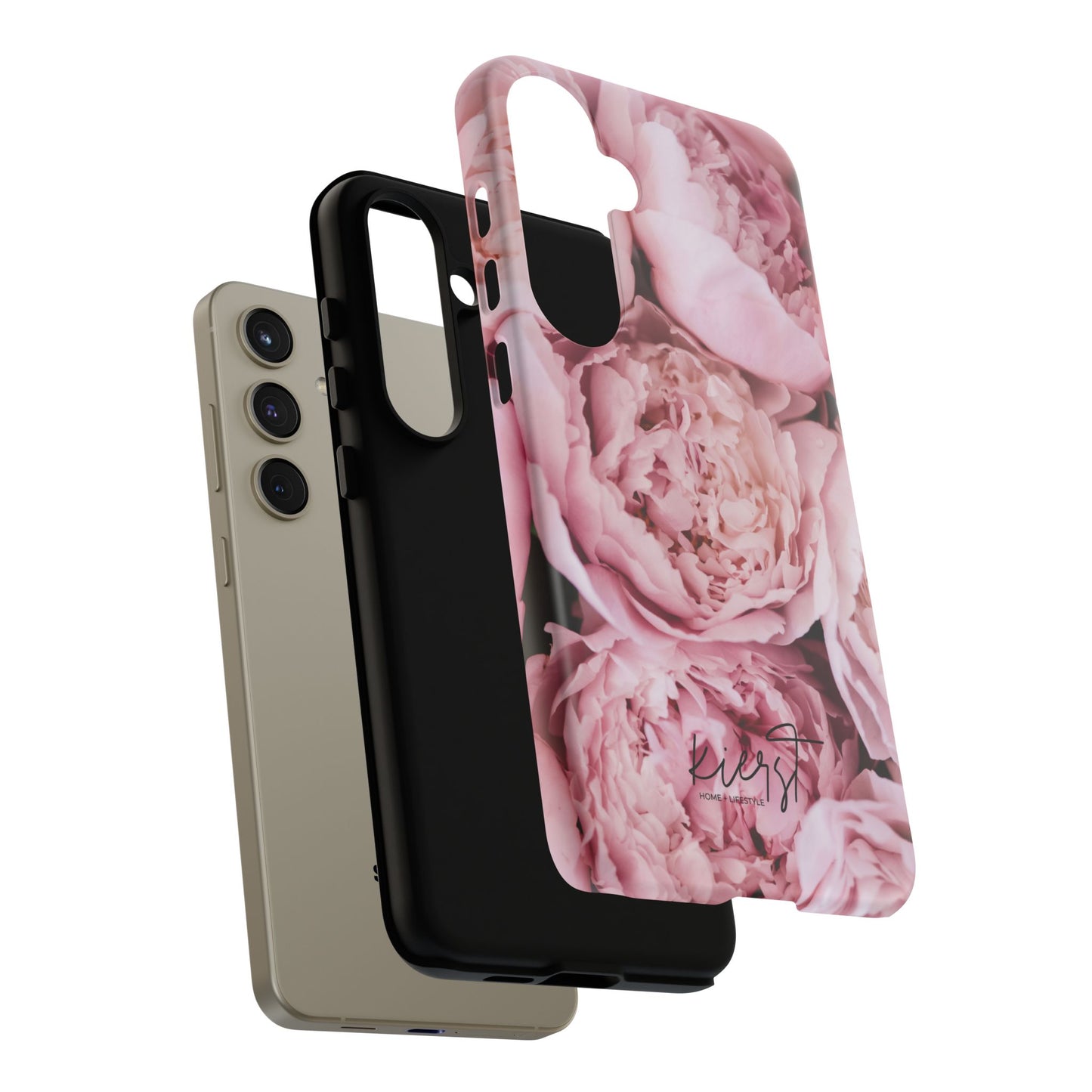 Pink Peonies Samsung Galaxy Case | A Floral Moment Lasts Longer Than Fresh Stems