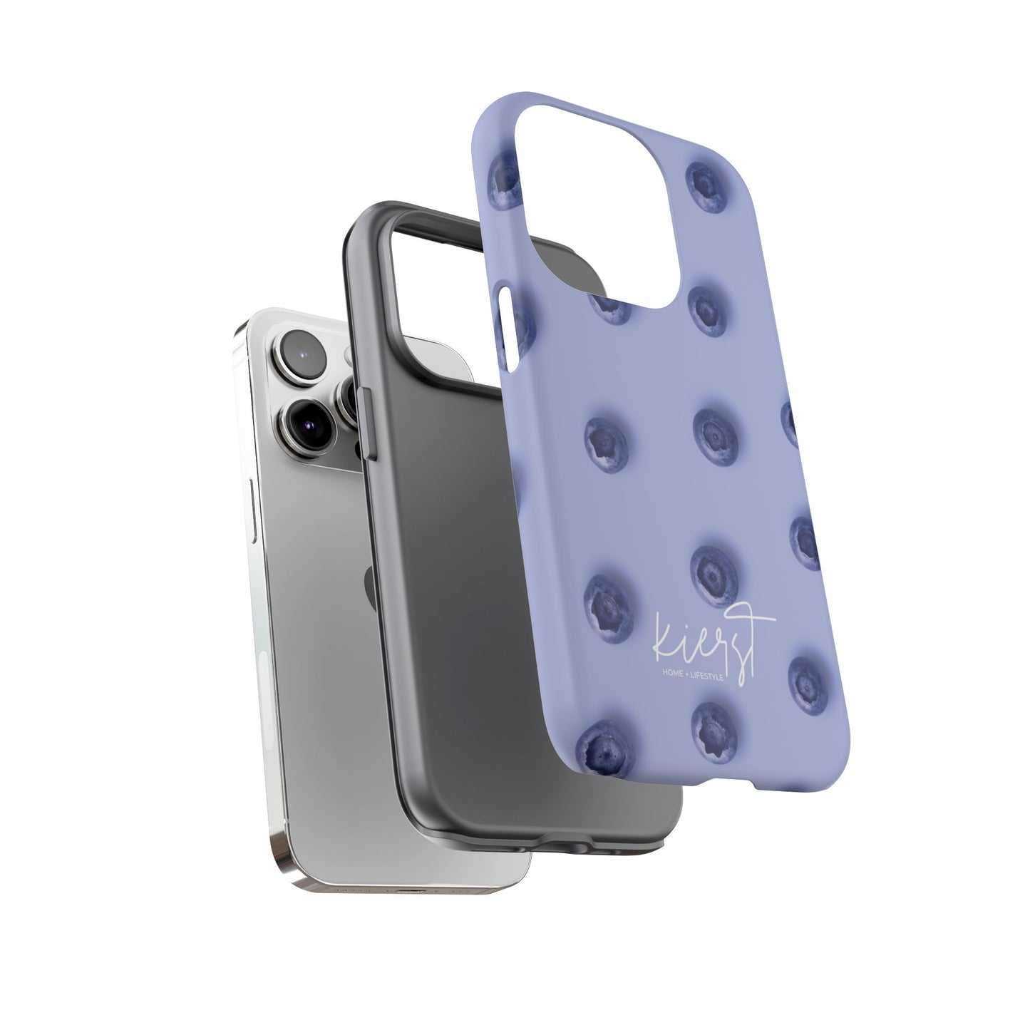 Blueberries iPhone Case | A refined play on fruit-forward charm
