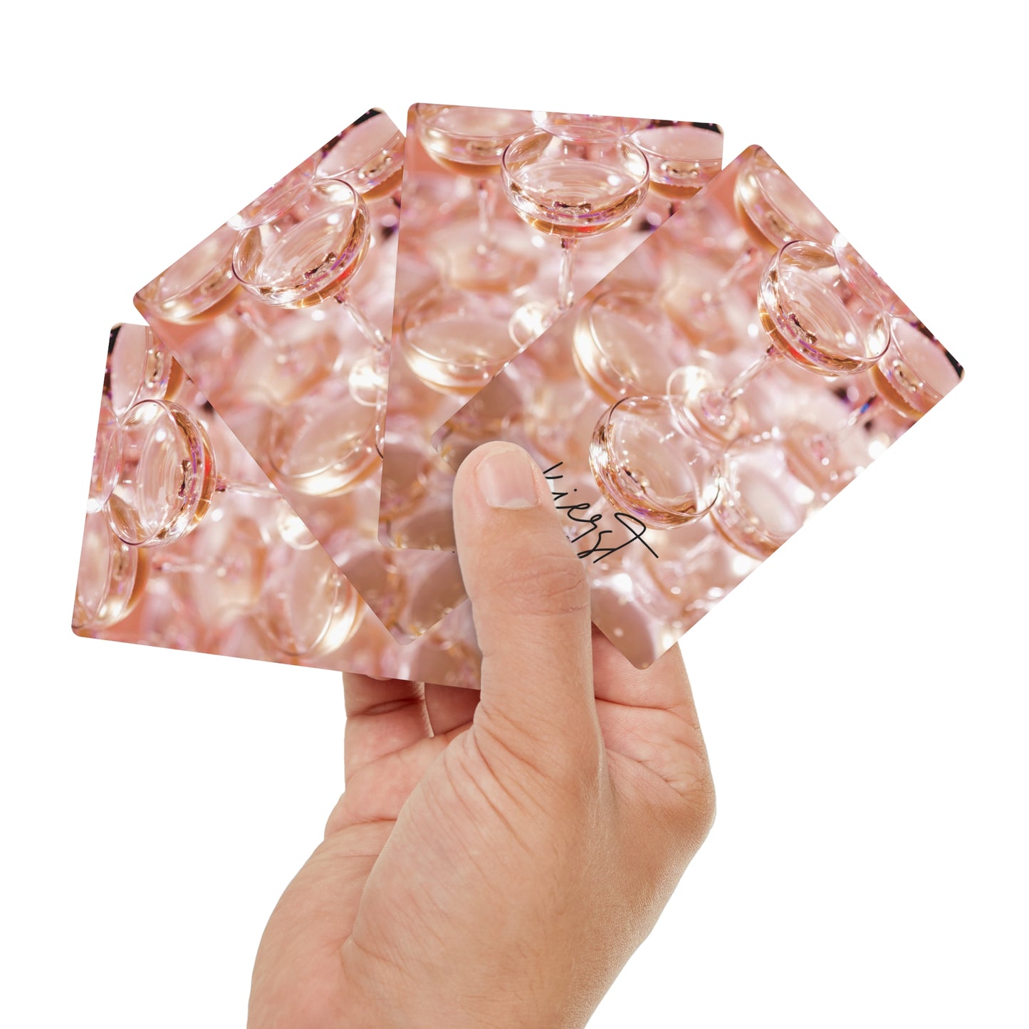 Champagne Coupe Poker Playing Cards