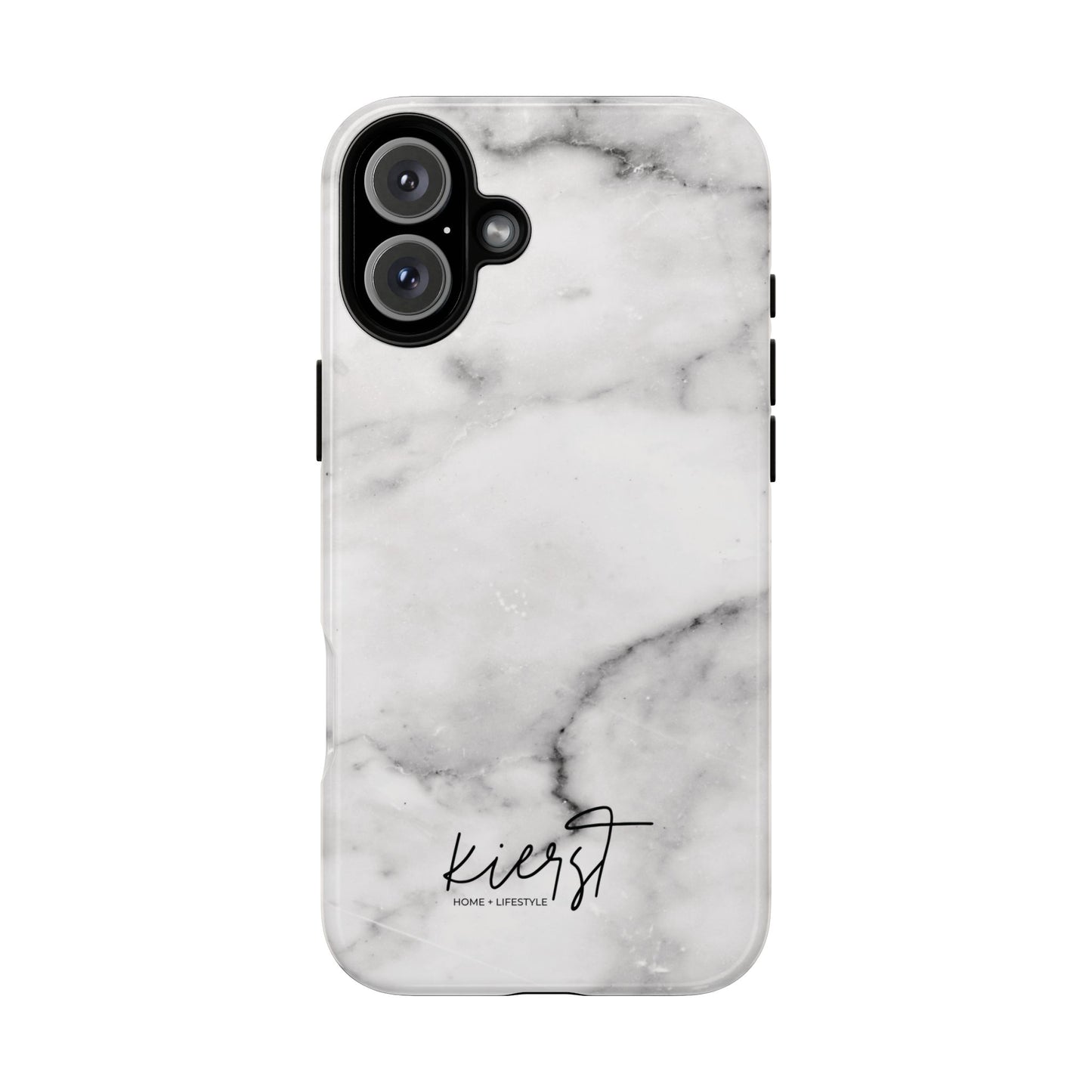 Lived-In White and Grey Marble iPhone Case | Curated Calm, Captured in Marble