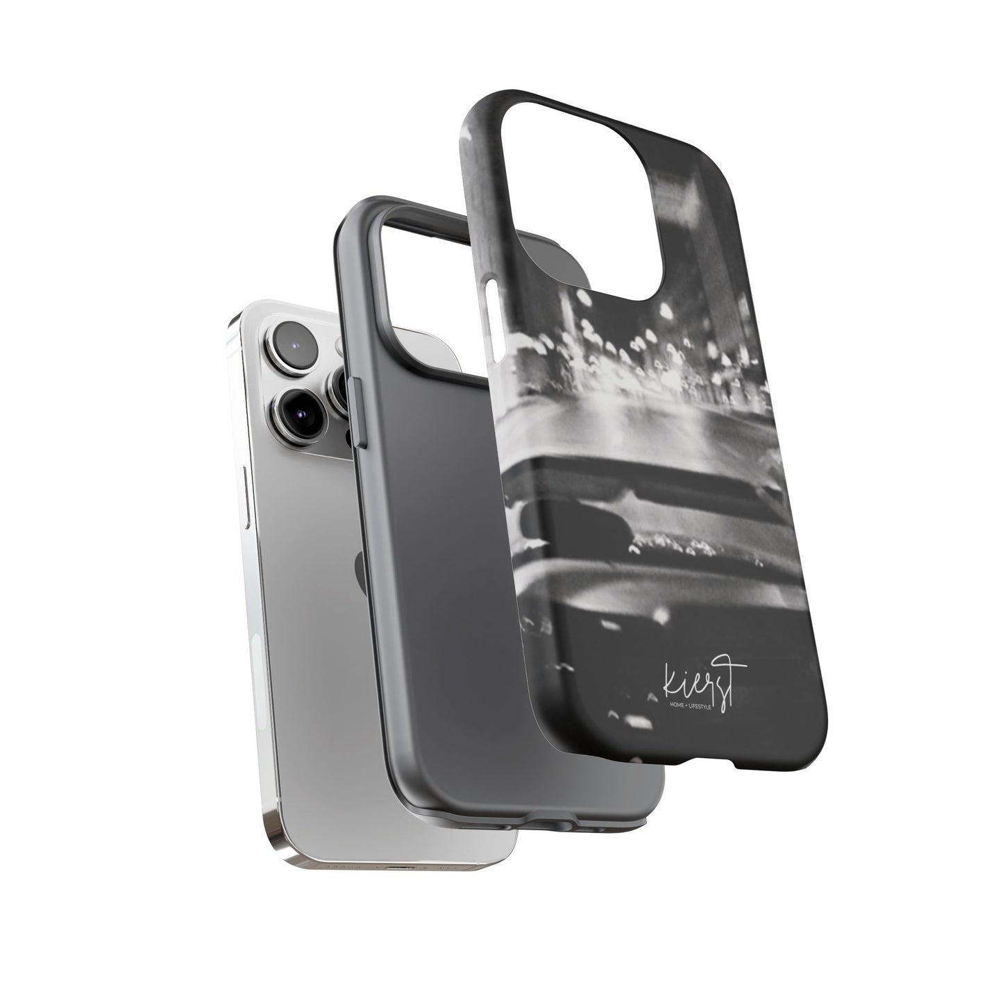 Faded Summer Nights iPhone Case | A Cinematic Blur of City Lights and Nostalgia
