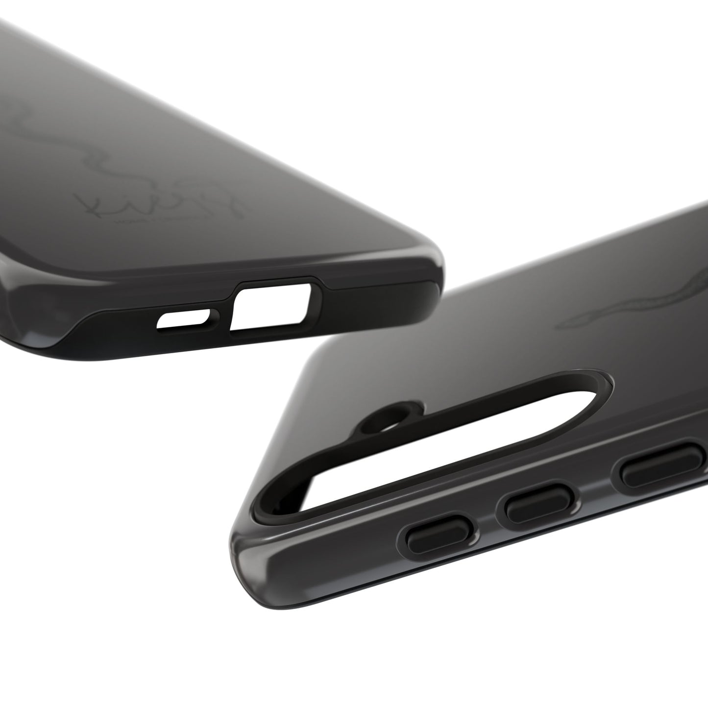 Long Black Snake Samsung Galaxy Phone Case | Power In The Subtleties