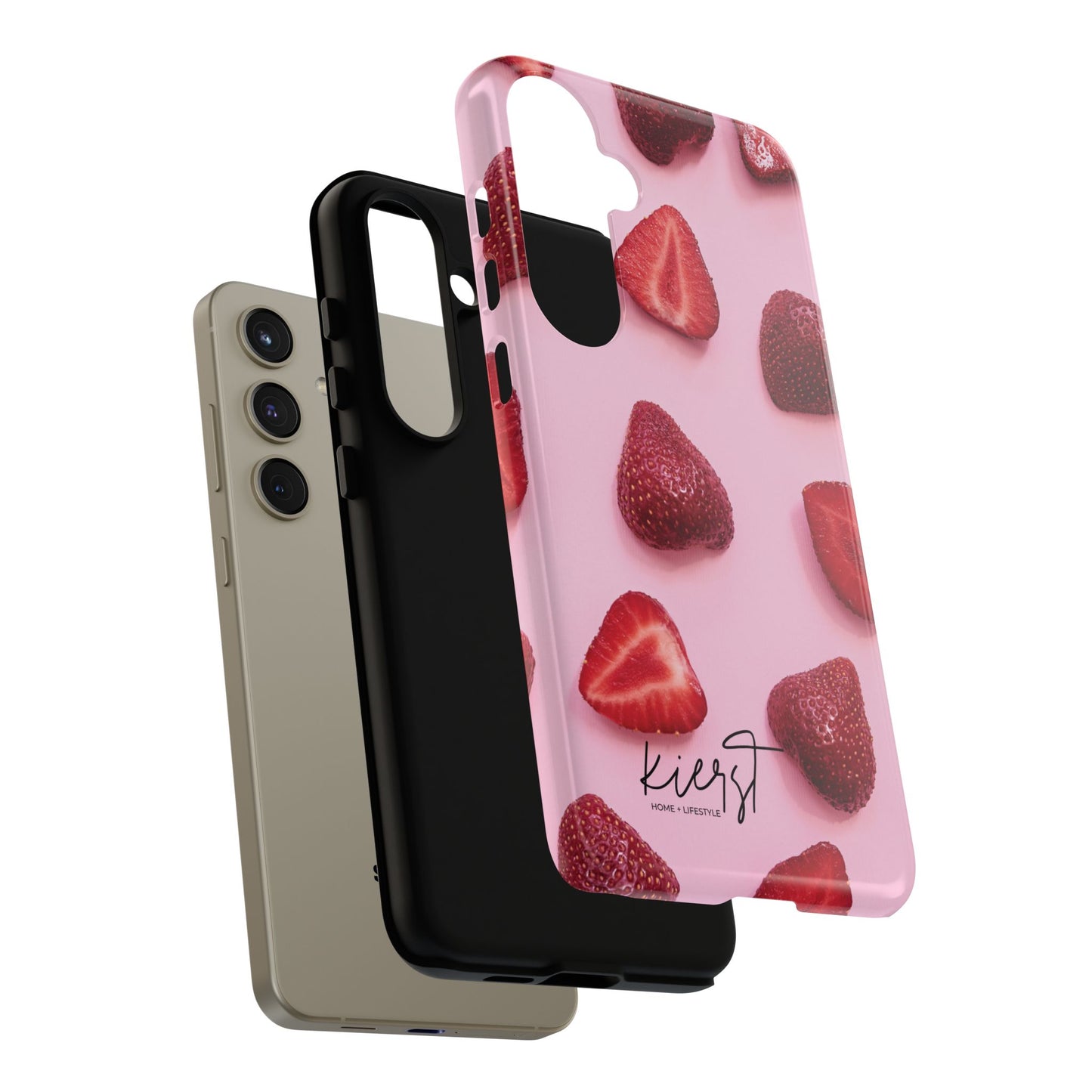 Strawberries Samsung Galaxy Phone Case | A Juicy Pop of Playfulness Meets Polished Design