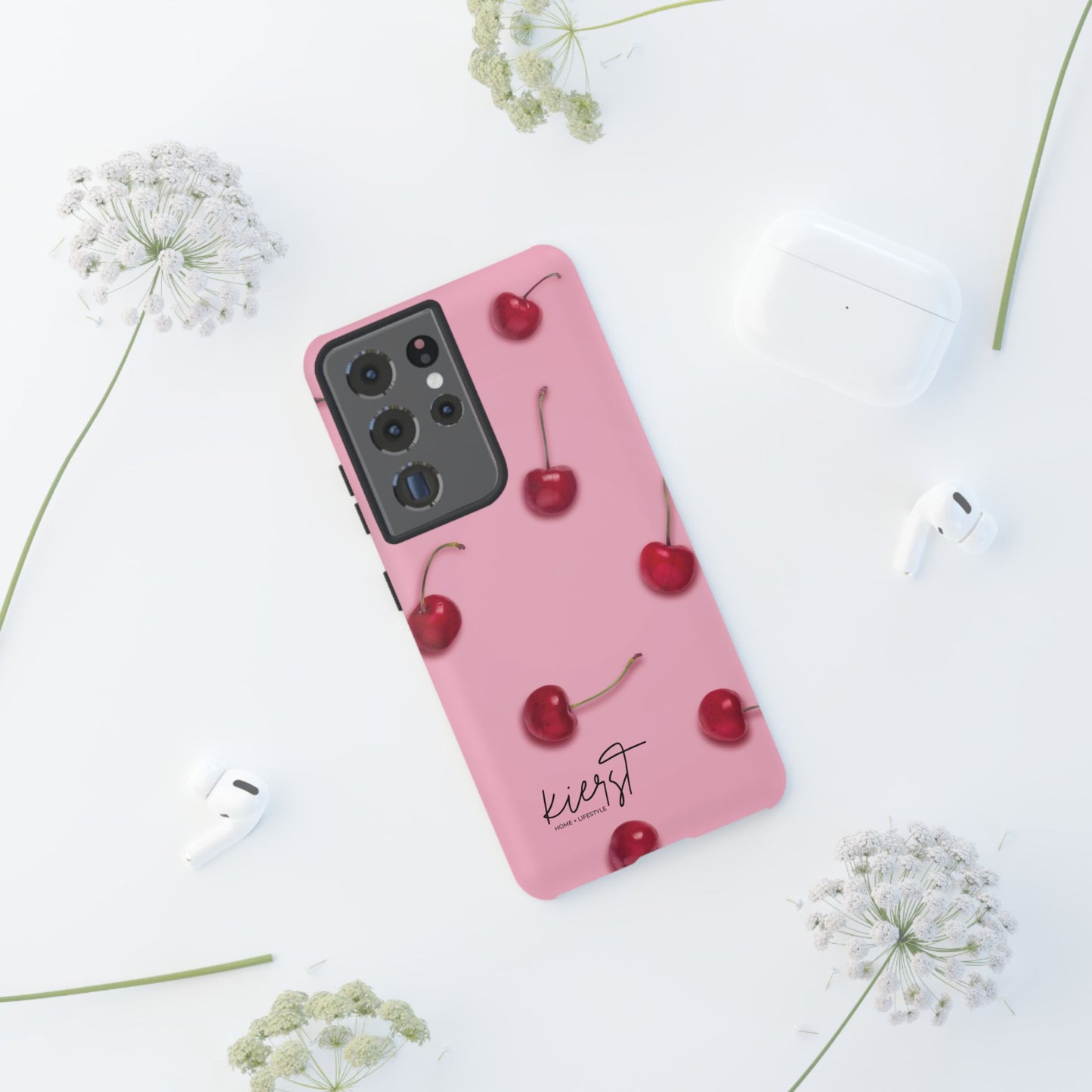 Cherries Samsung Galaxy Phone Case | Sweet Meets Sophisticated in This Standout Cover