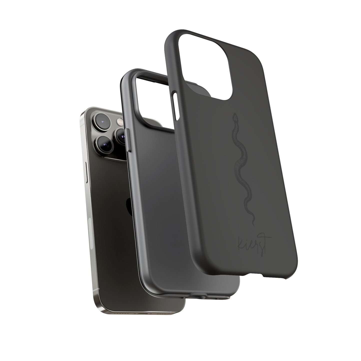 Long Black Snake iPhone Case | Subtle Edge, Quiet Power