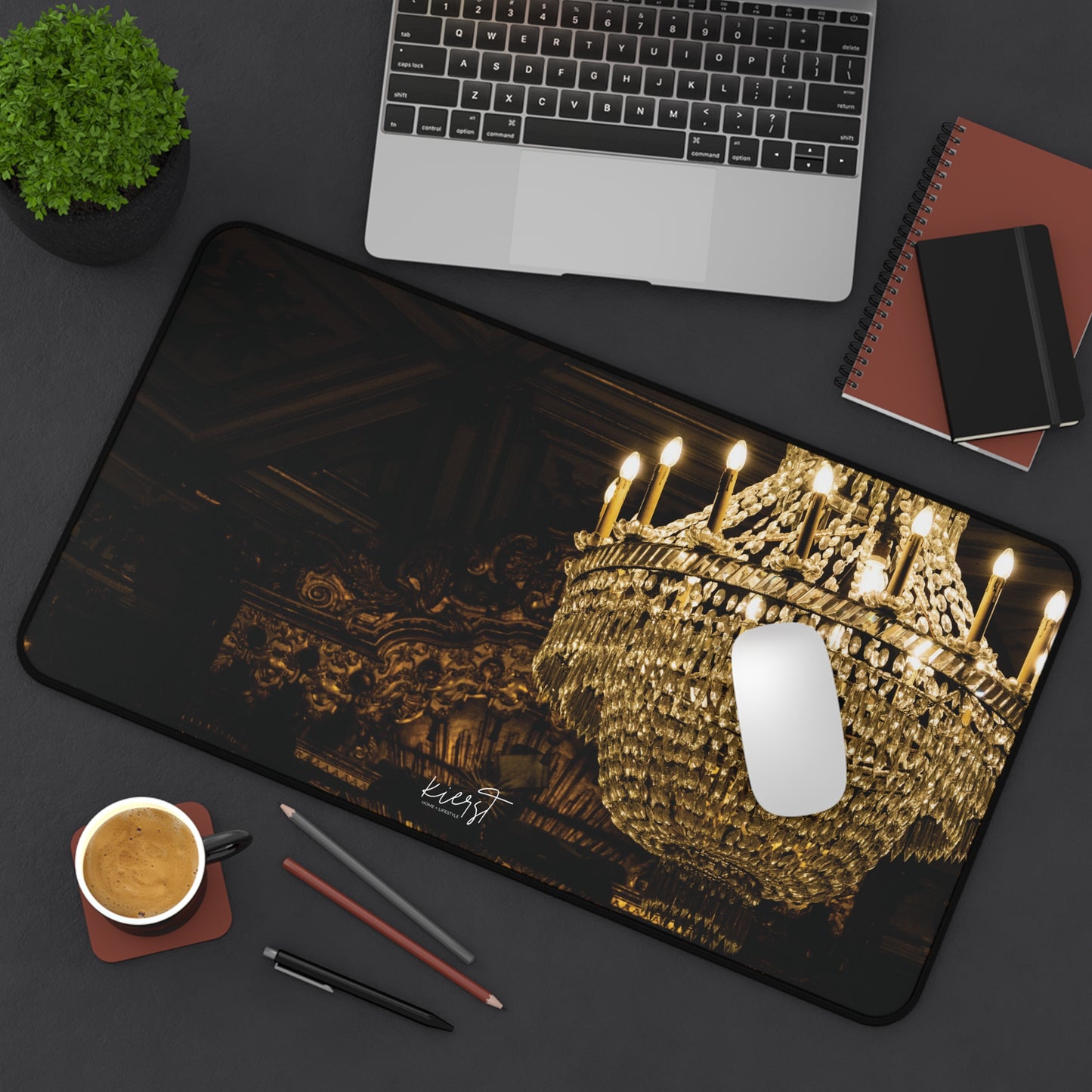 Baroque Chandelier Desk Mat