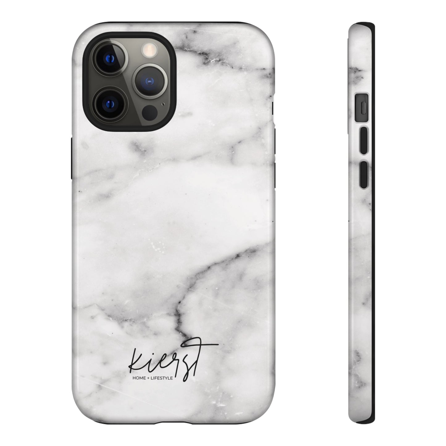 Lived-In White and Grey Marble iPhone Case | Curated Calm, Captured in Marble