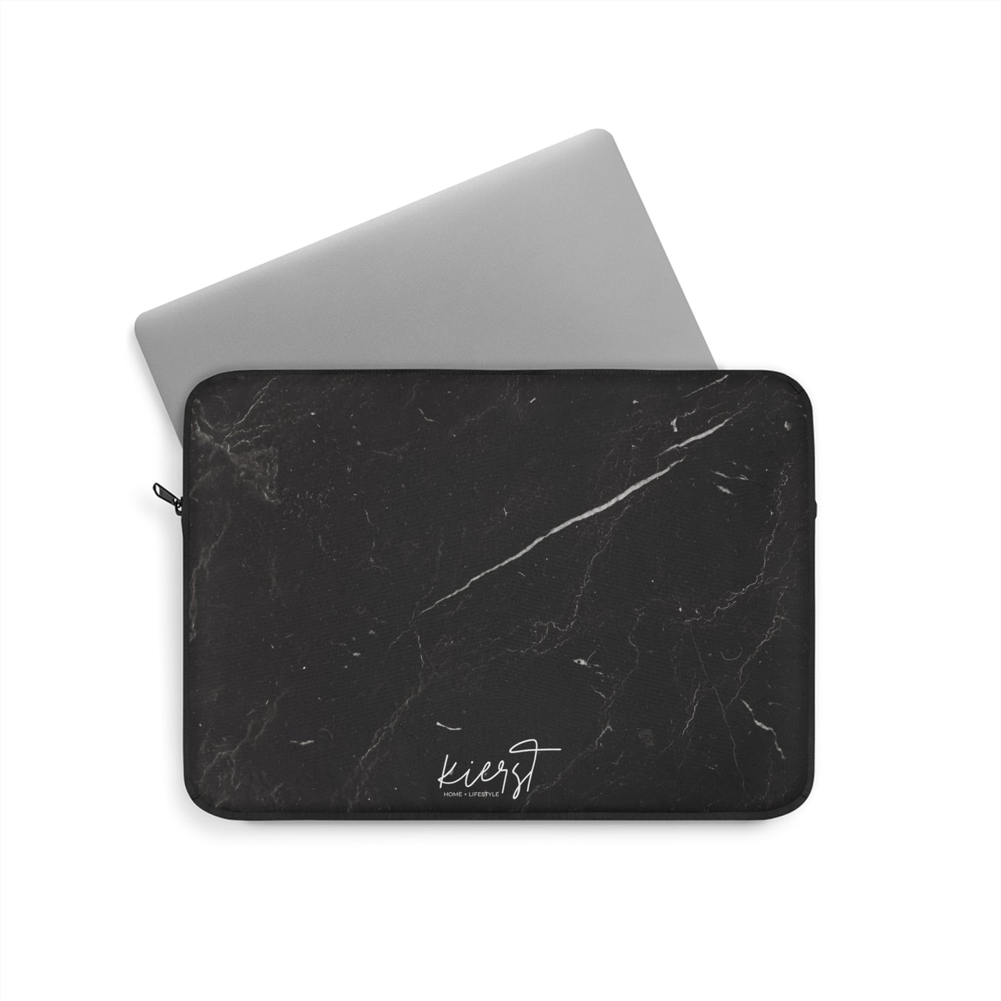 Black Marble Laptop Sleeve | Sleek + Sophisticated Protection