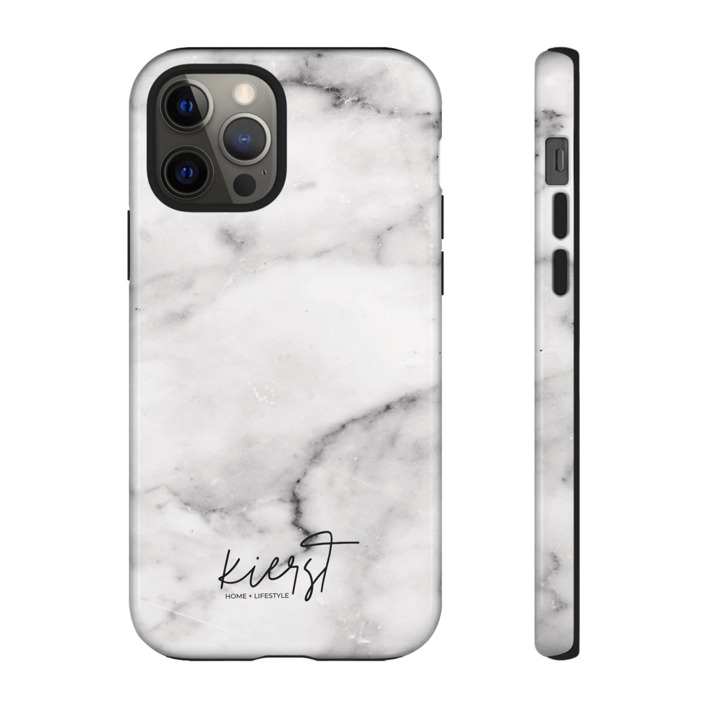 Lived-In White and Grey Marble iPhone Case | Curated Calm, Captured in Marble