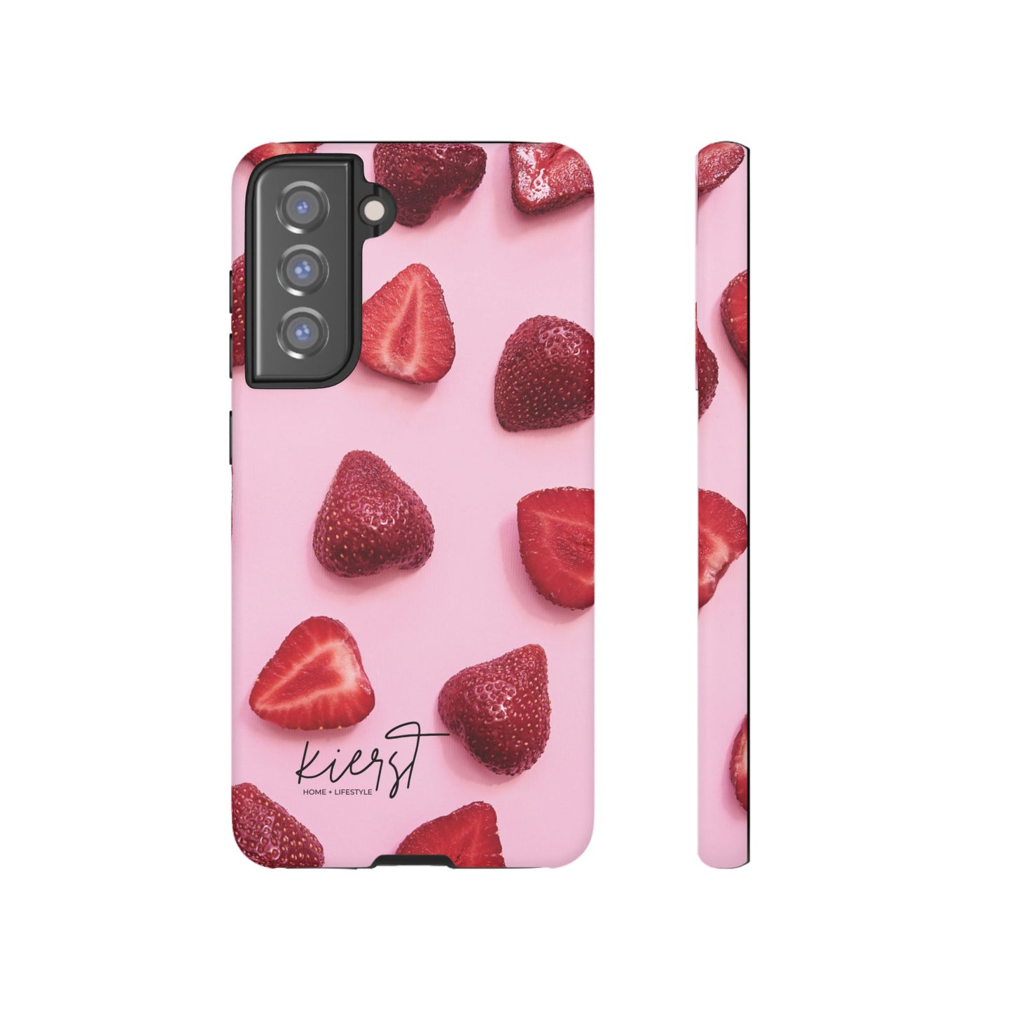 Strawberries Samsung Galaxy Phone Case | A Juicy Pop of Playfulness Meets Polished Design