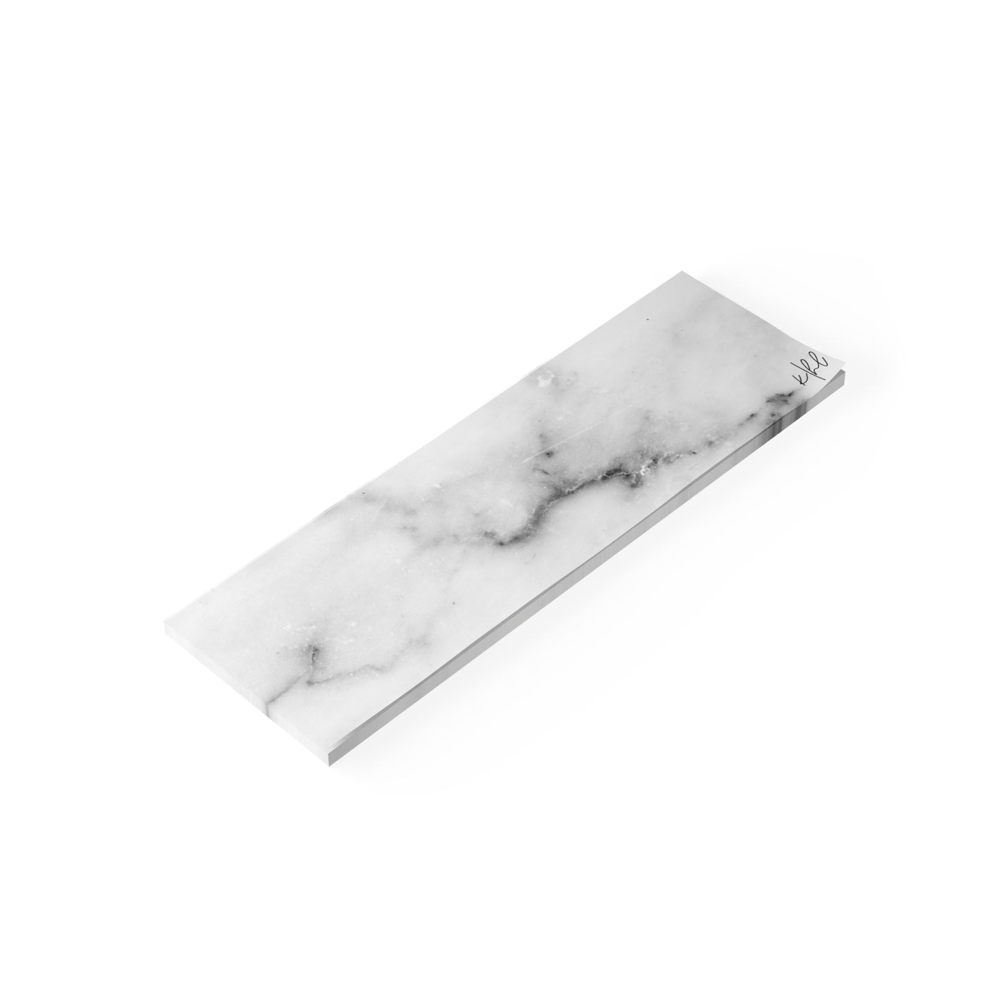 Lived-In Grey and White Marble Post-it® Note Pad