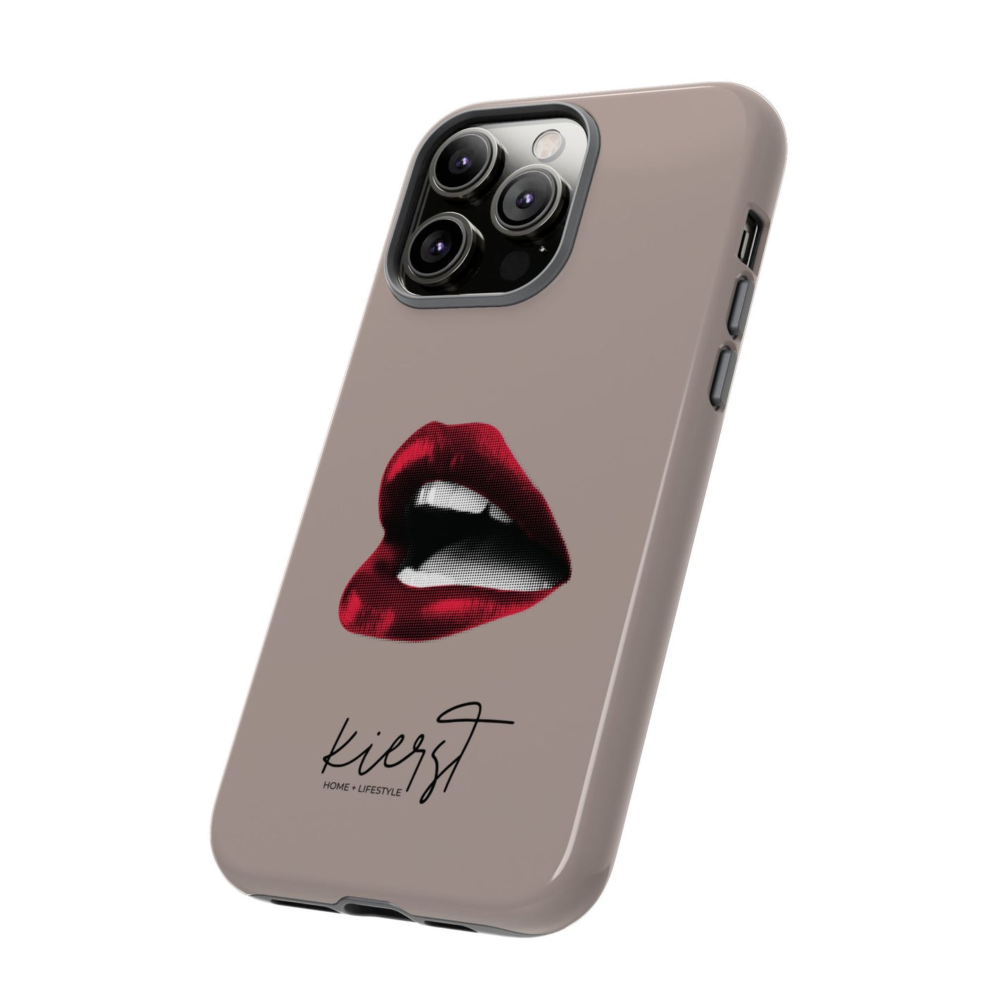Retro Red Lips iPhone Case | Pop Art Meets Polished