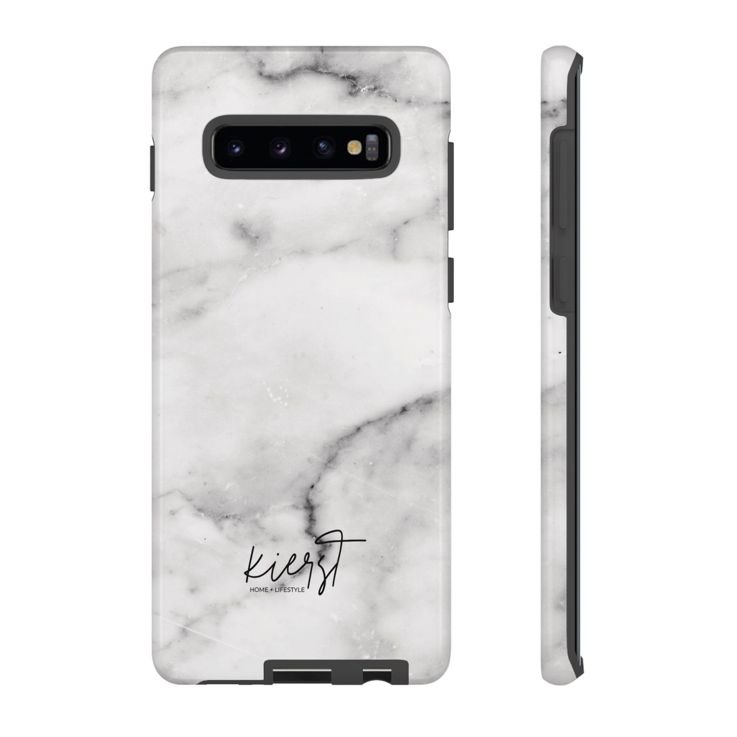 Lived-In White and Grey Marble Samsung Galaxy Case | Soft Strength, Redefined