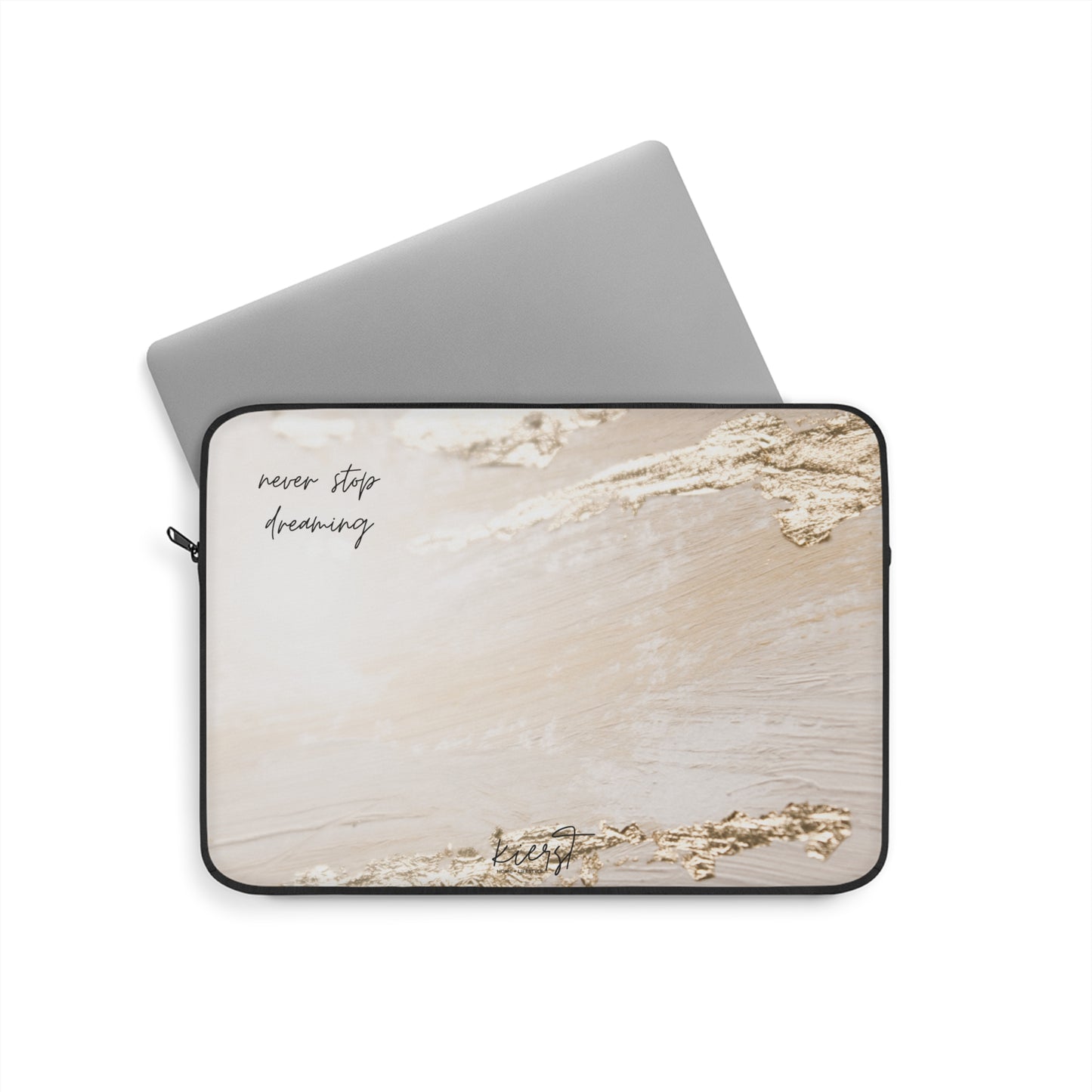 Never Stop Dreaming Laptop Sleeve | Soft Neutrals for Inspired Days