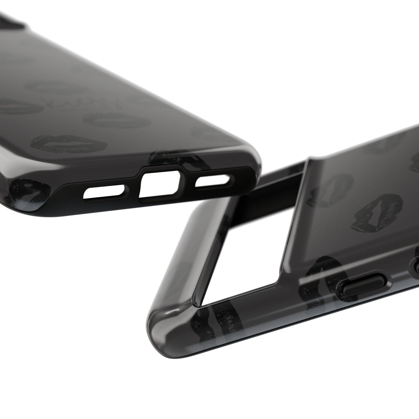 Black Lips Google Pixel Phone Case | Monochrome Meets Mood