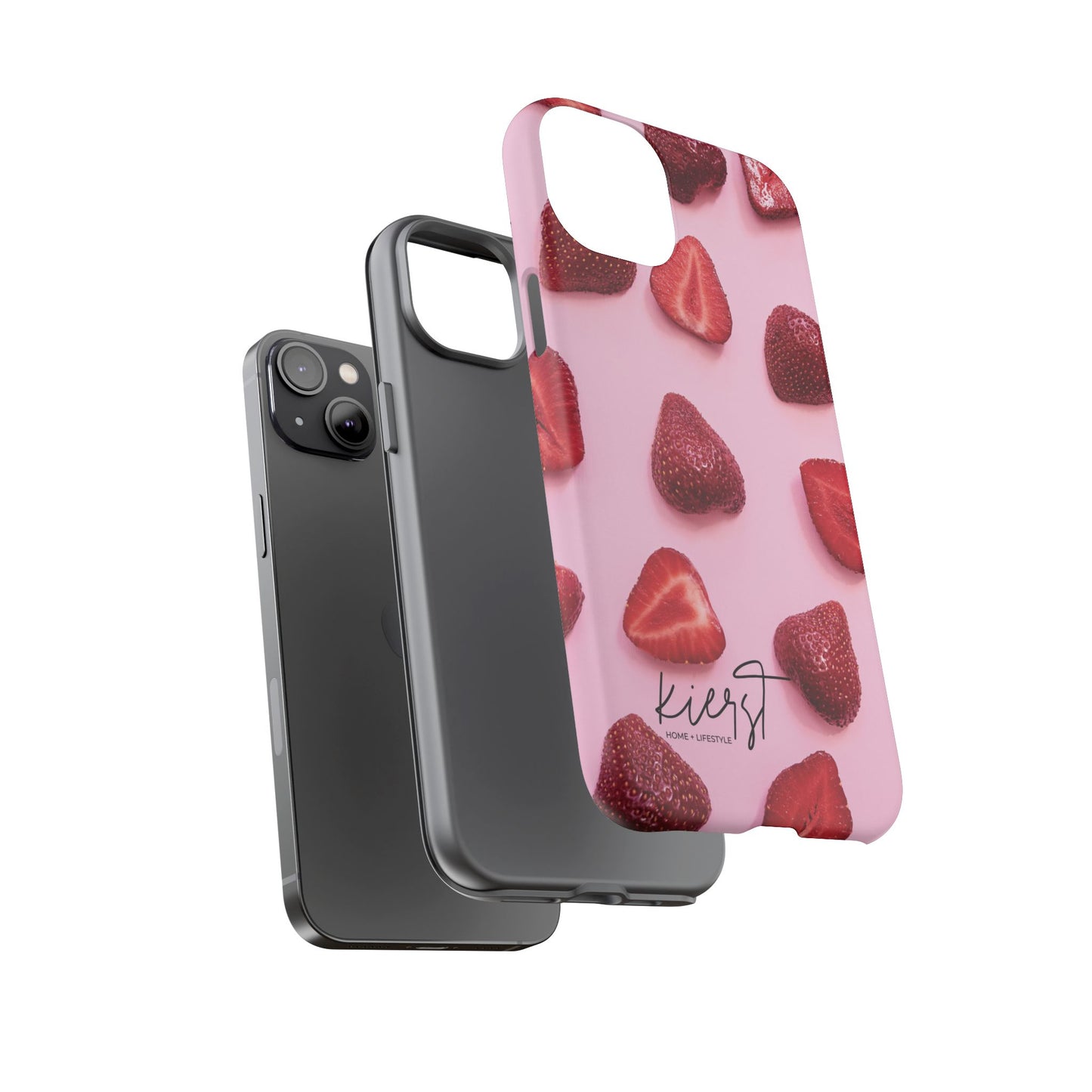 Strawberries iPhone Case | A Sweet Statement Rooted in Soft Luxury