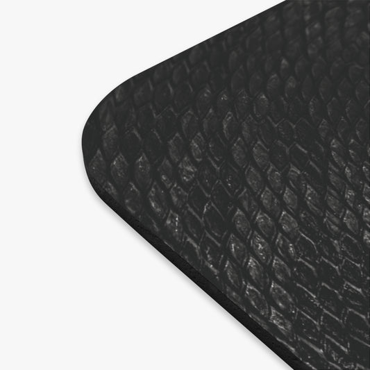 Black Snake Print Mouse Pad | Sleek Texture, Quiet Power
