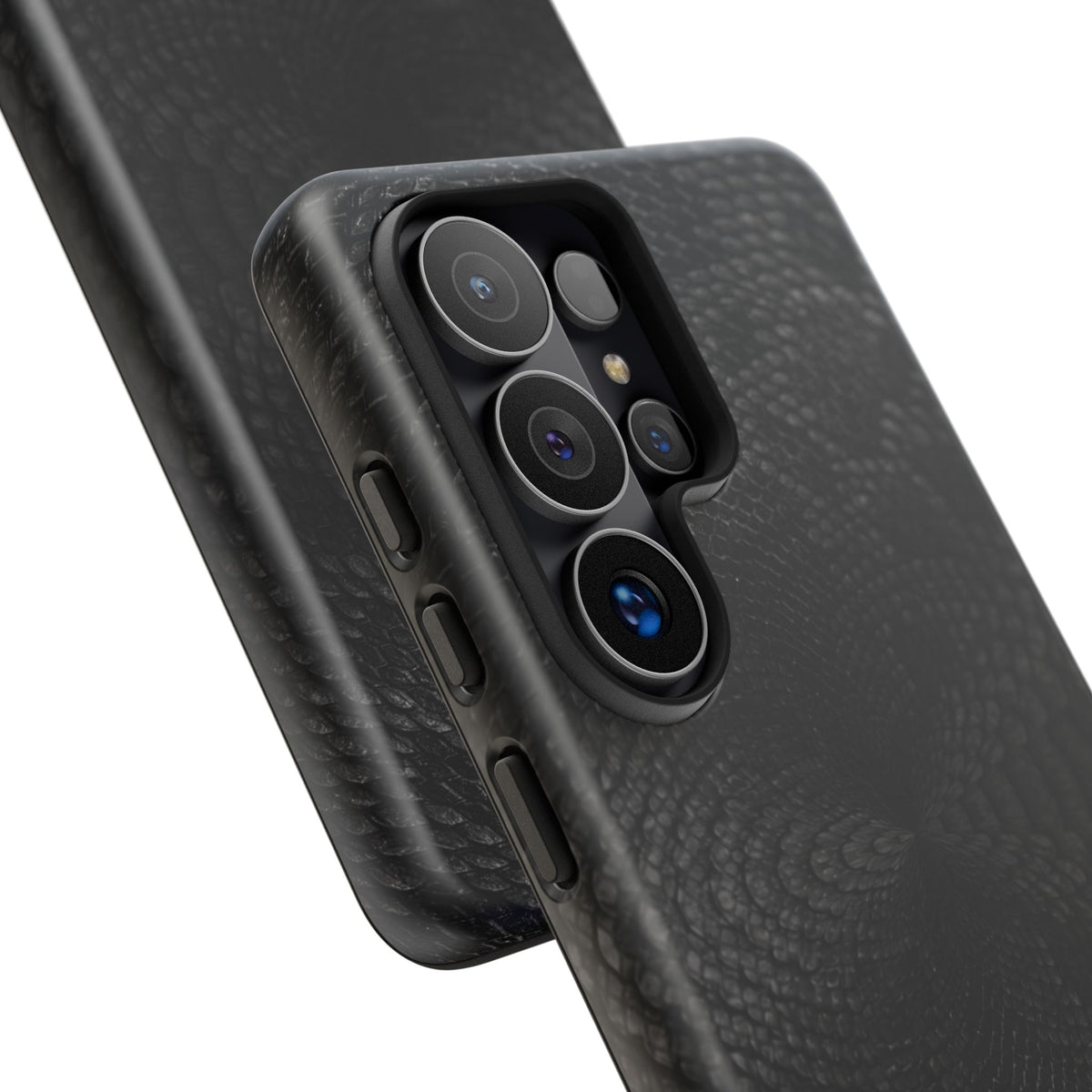 Black + Grey Snake Print Samsung Galaxy Phone Case