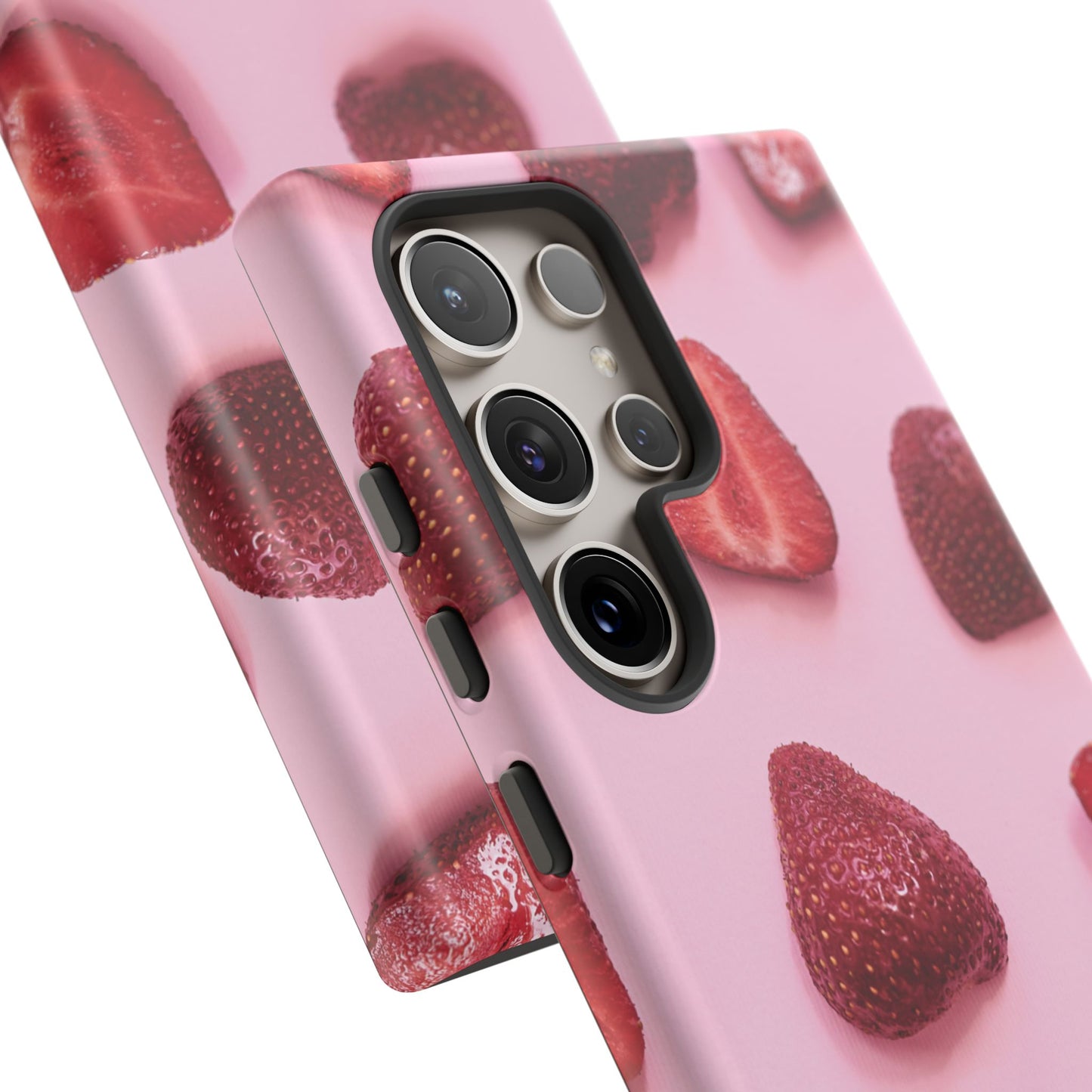 Strawberries Samsung Galaxy Phone Case | A Juicy Pop of Playfulness Meets Polished Design