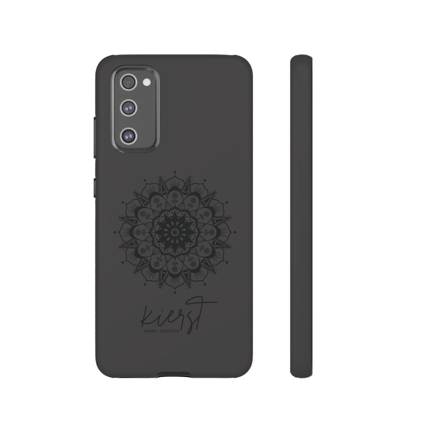 Black Mandala Samsung Galaxy Phone Case | Elevated Symmetry, Timeless Energy