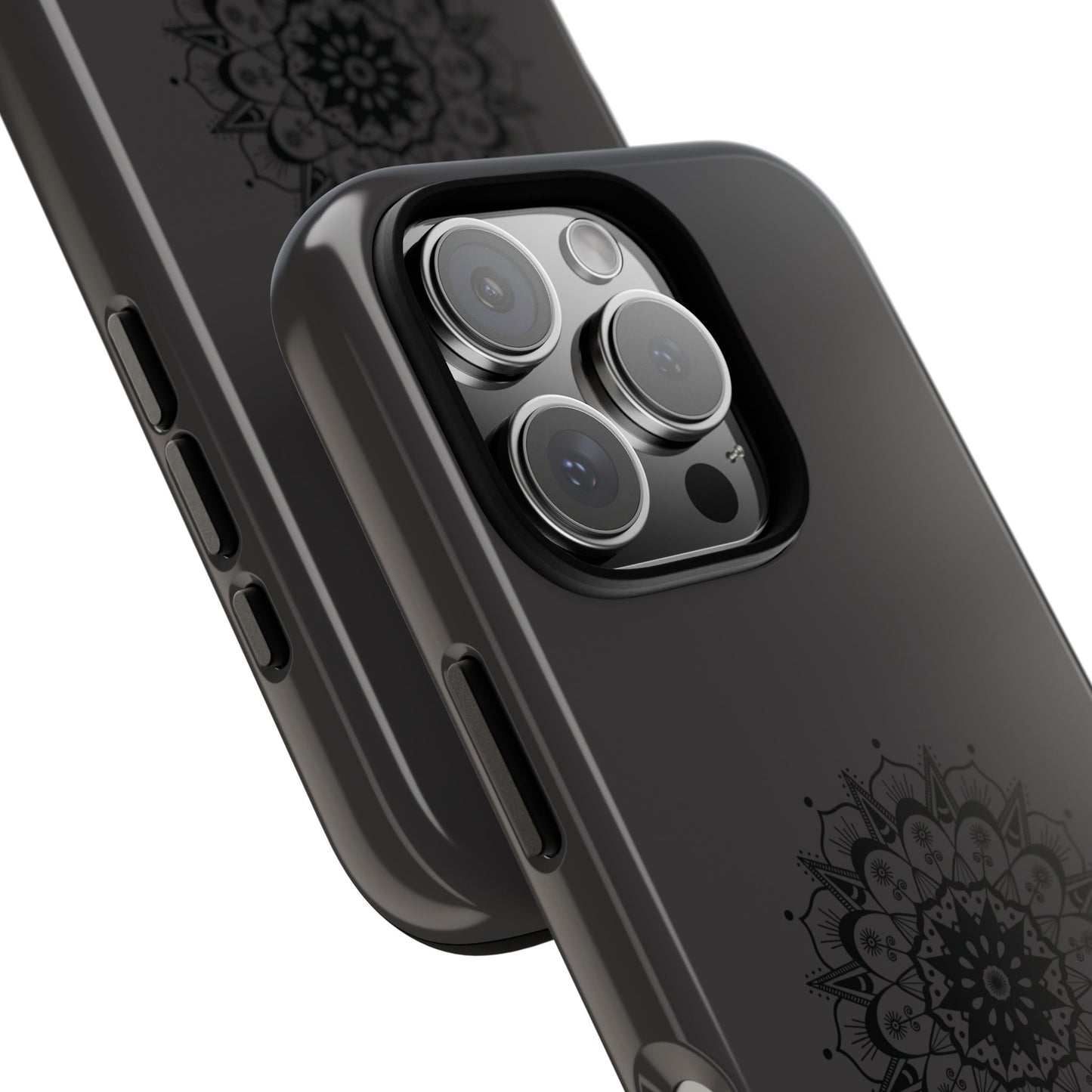 Black Mandala iPhone Case | Refined Calm in Every Curve