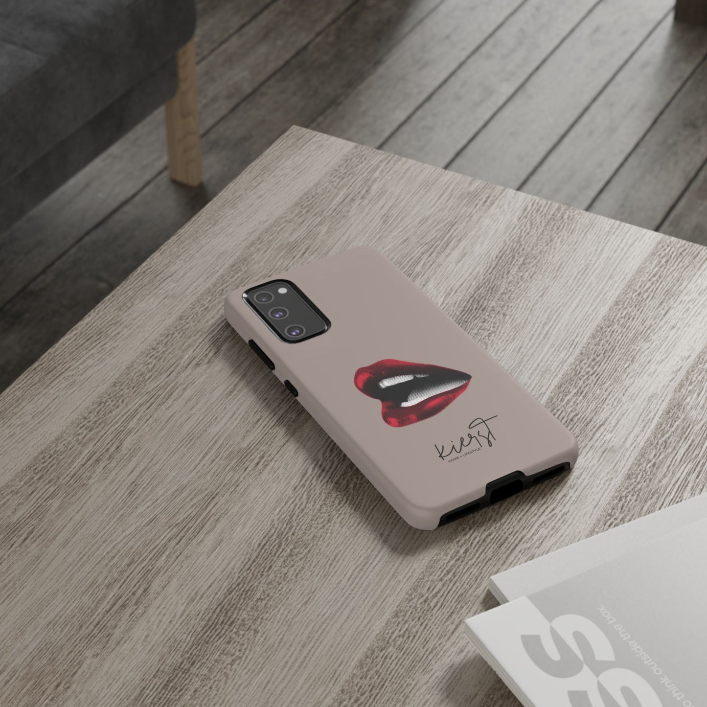 Retro Red Lips Samsung Galaxy Case | Pop Art, Luxe Feel