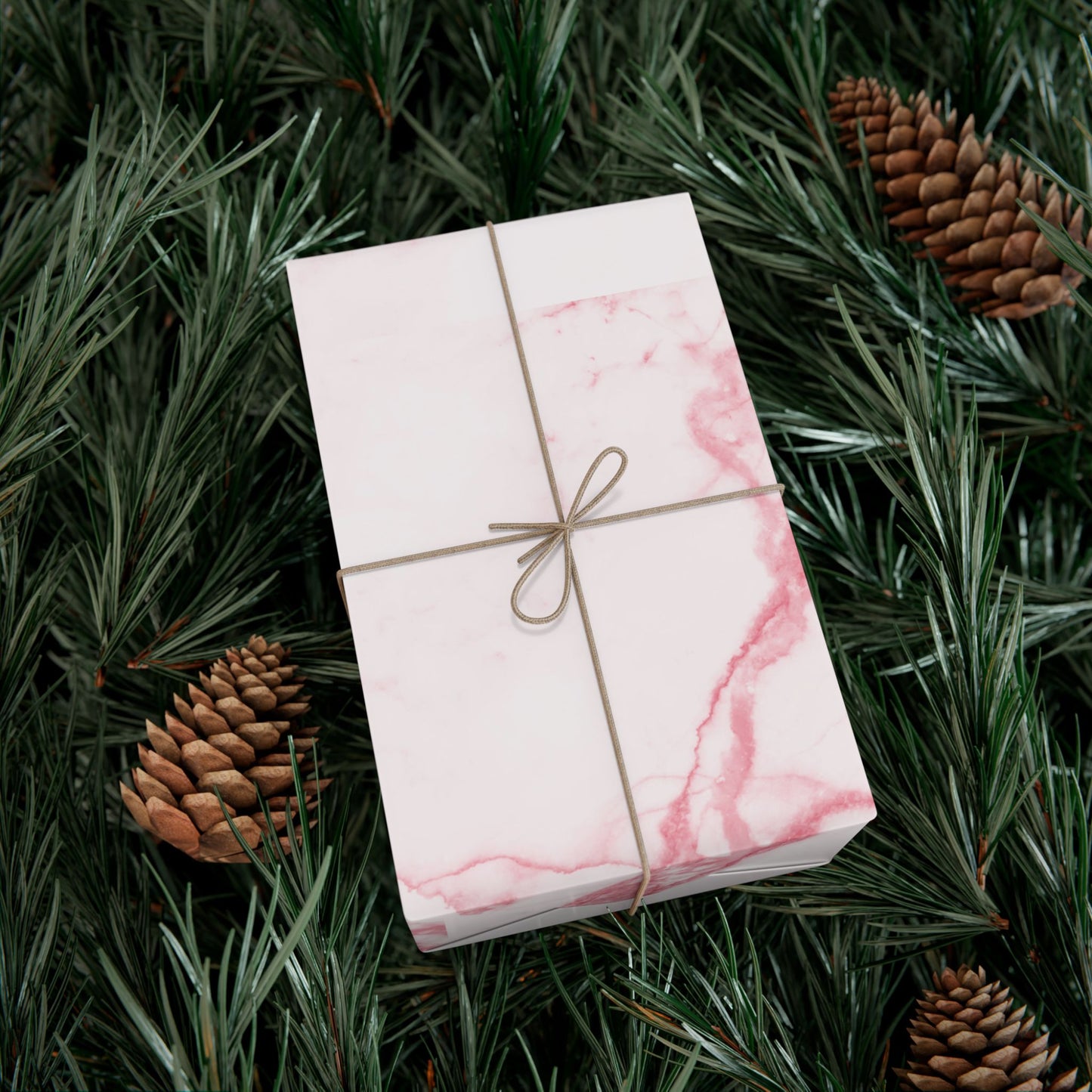 Pink Marble Wrapping Paper