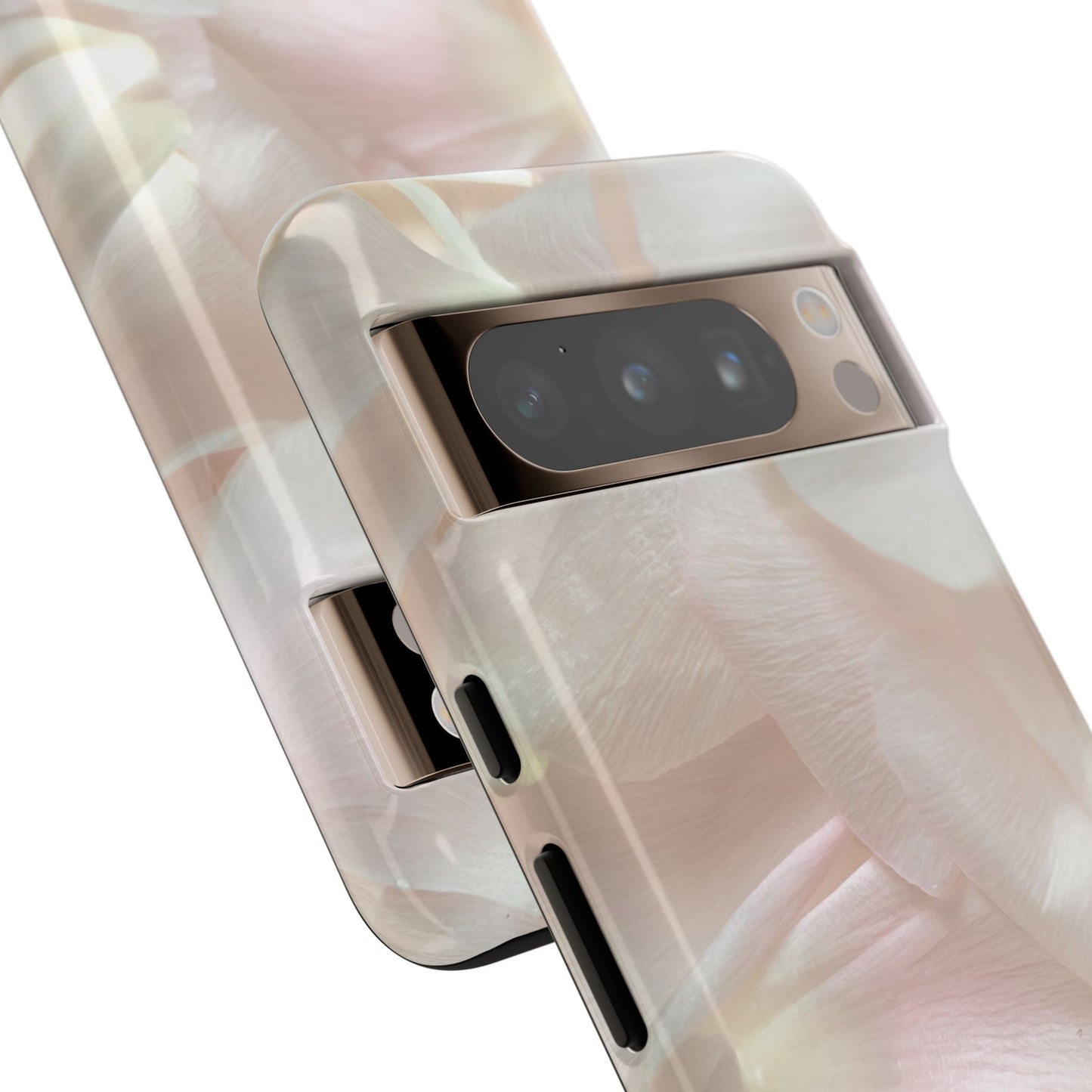 Iridescent Petals Google Pixel Case | Subtle Floral Elegance