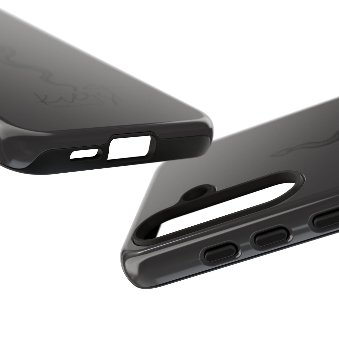 Long Black Snake Samsung Galaxy Phone Case | Power In The Subtleties