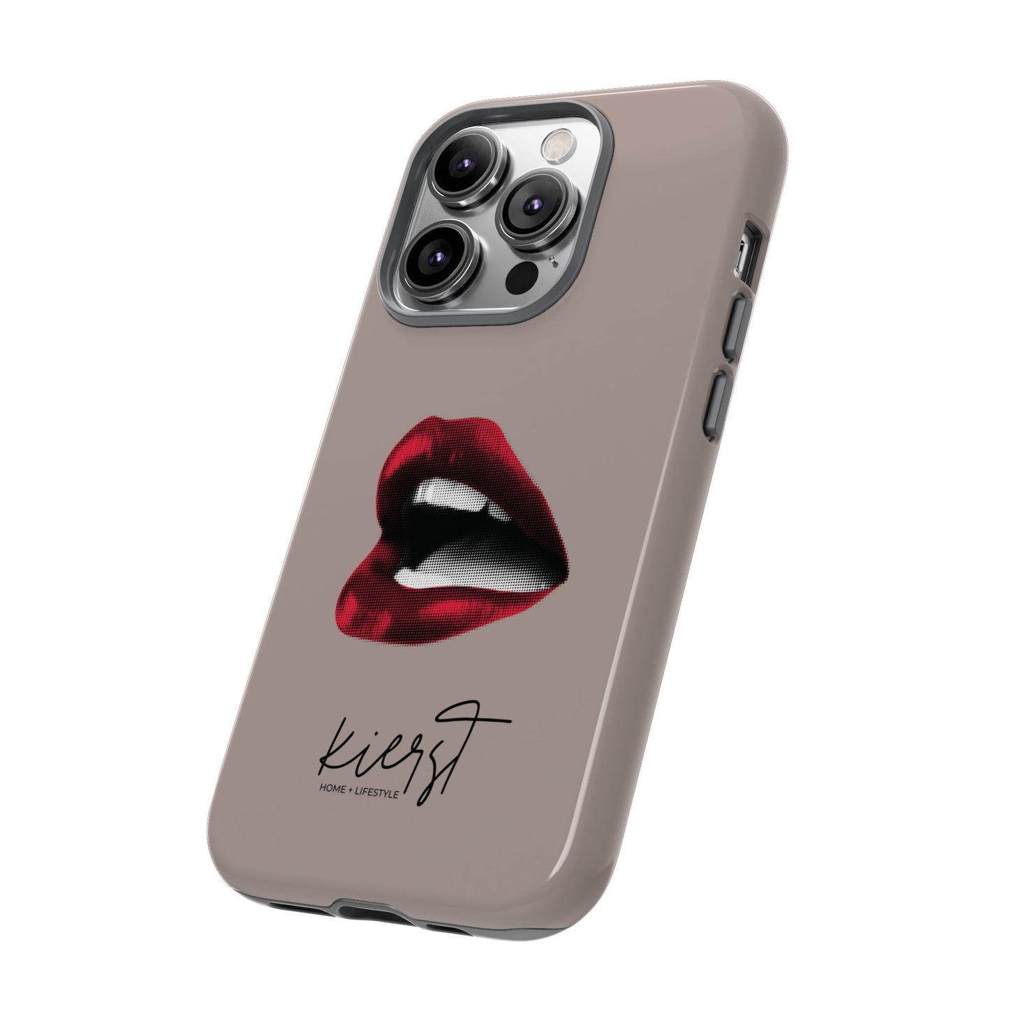 Retro Red Lips iPhone Case | Pop Art Meets Polished