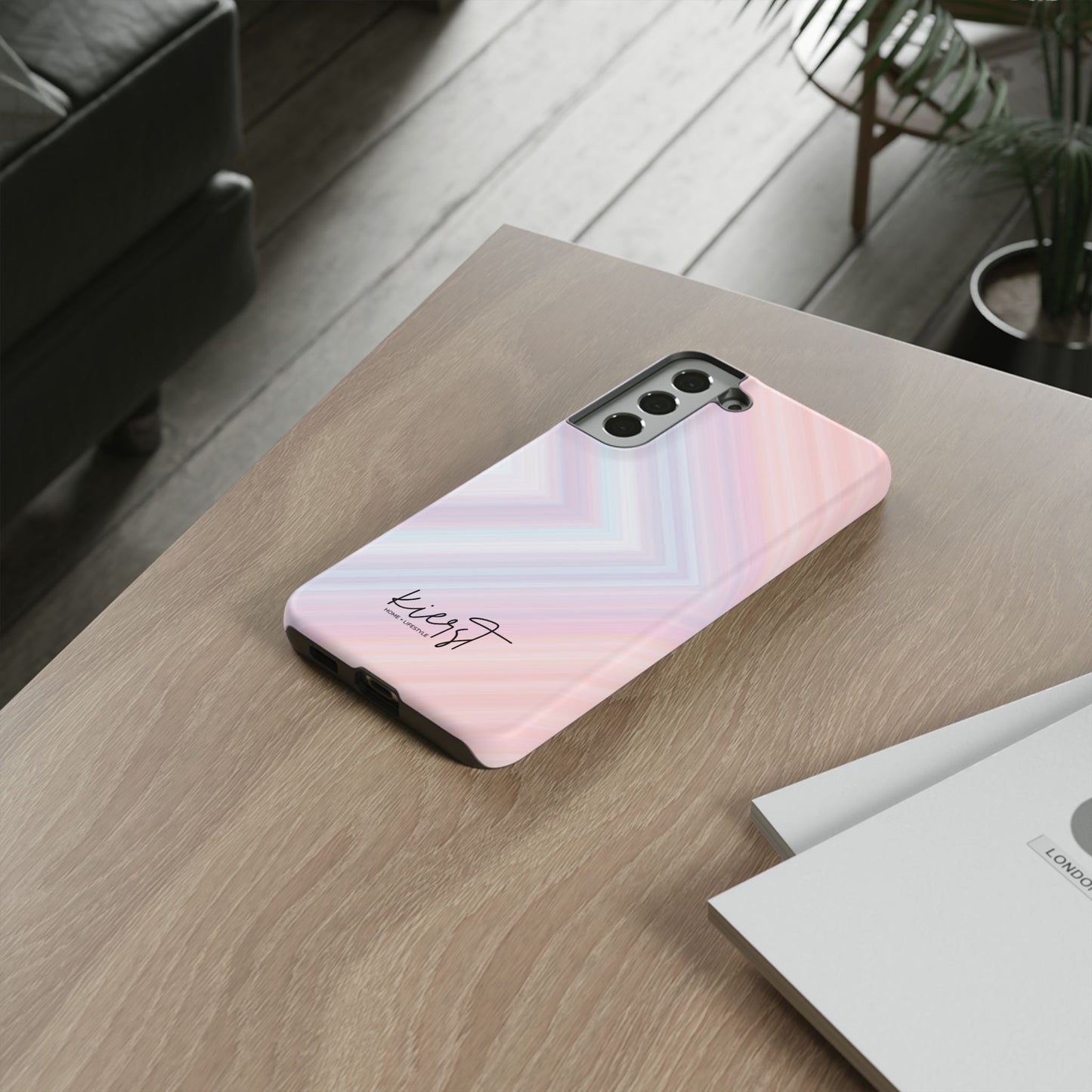 Pastel Arrows Samsung Galaxy Phone Case | Soft Geometry, Subtle Glow