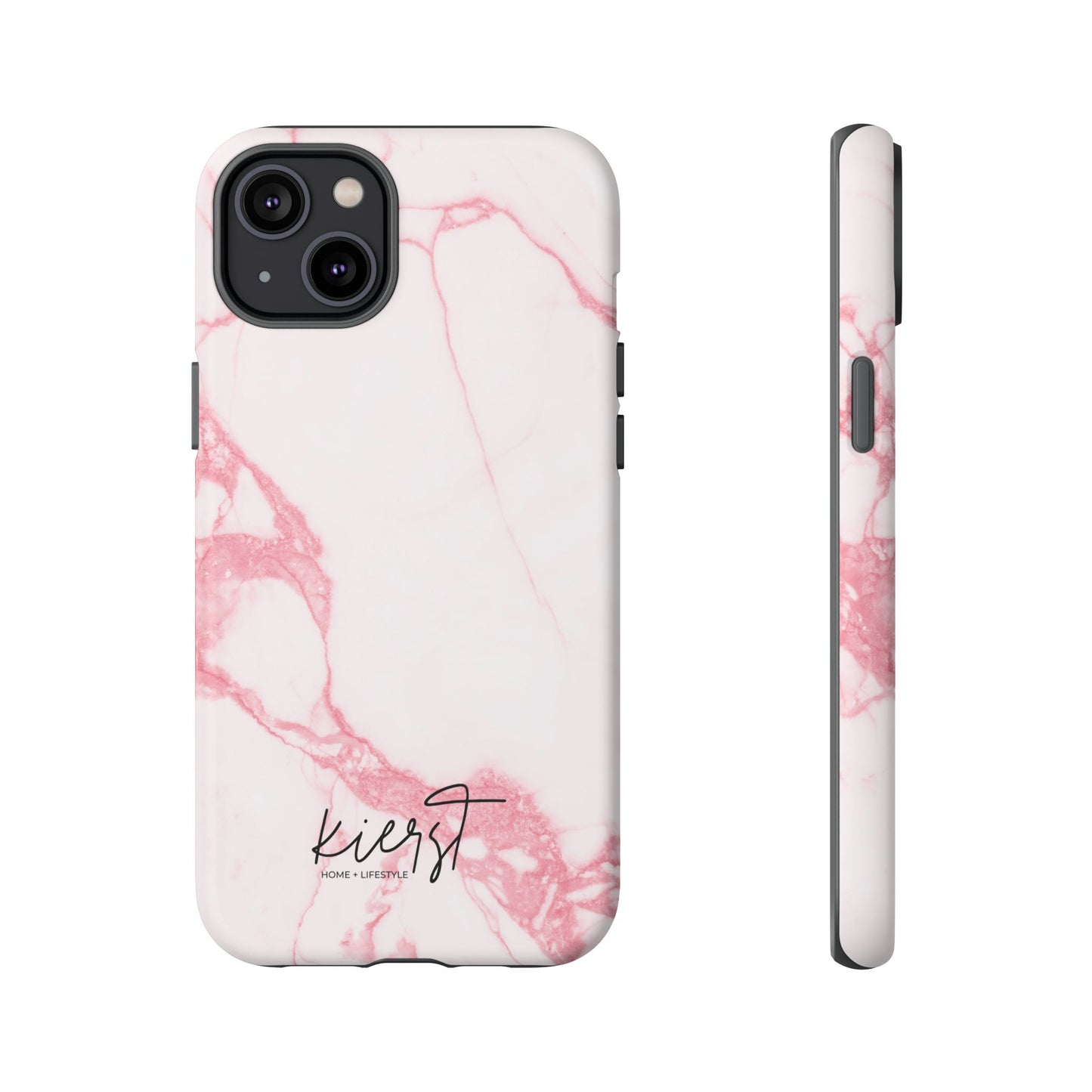 Pink & White Marble iPhone Case | Classic Elegance, Feminine Twist