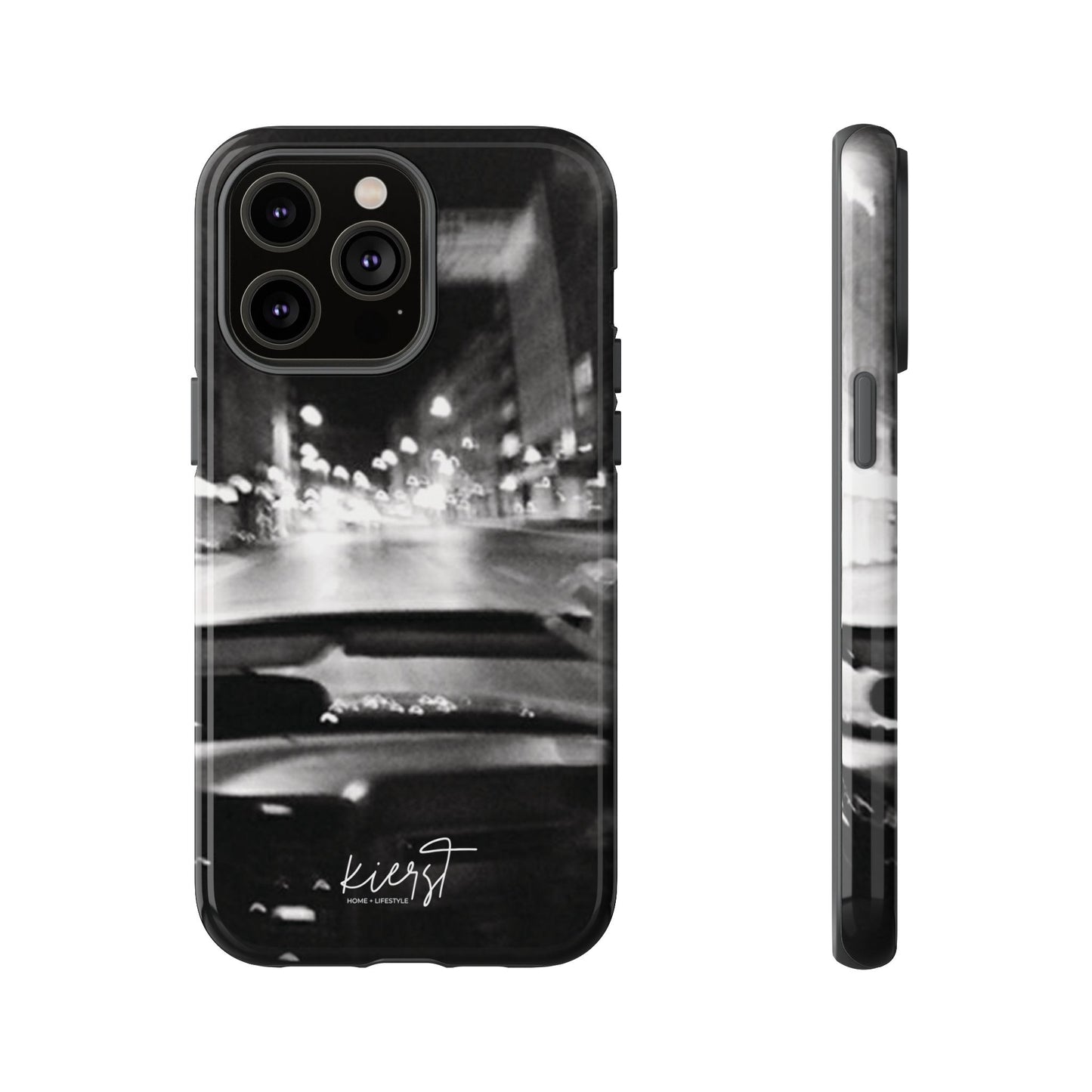 Faded Summer Nights iPhone Case | A Cinematic Blur of City Lights and Nostalgia