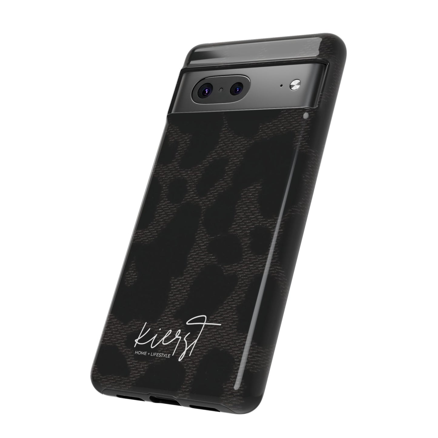 Black Leopard Google Pixel Phone Case | Striking Neutral, Wild Edge