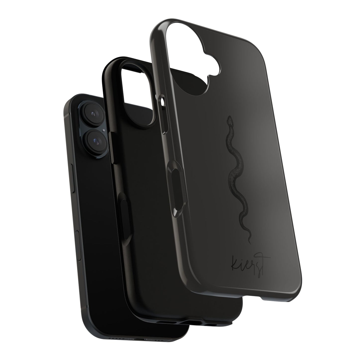 Long Black Snake iPhone Case | Subtle Edge, Quiet Power