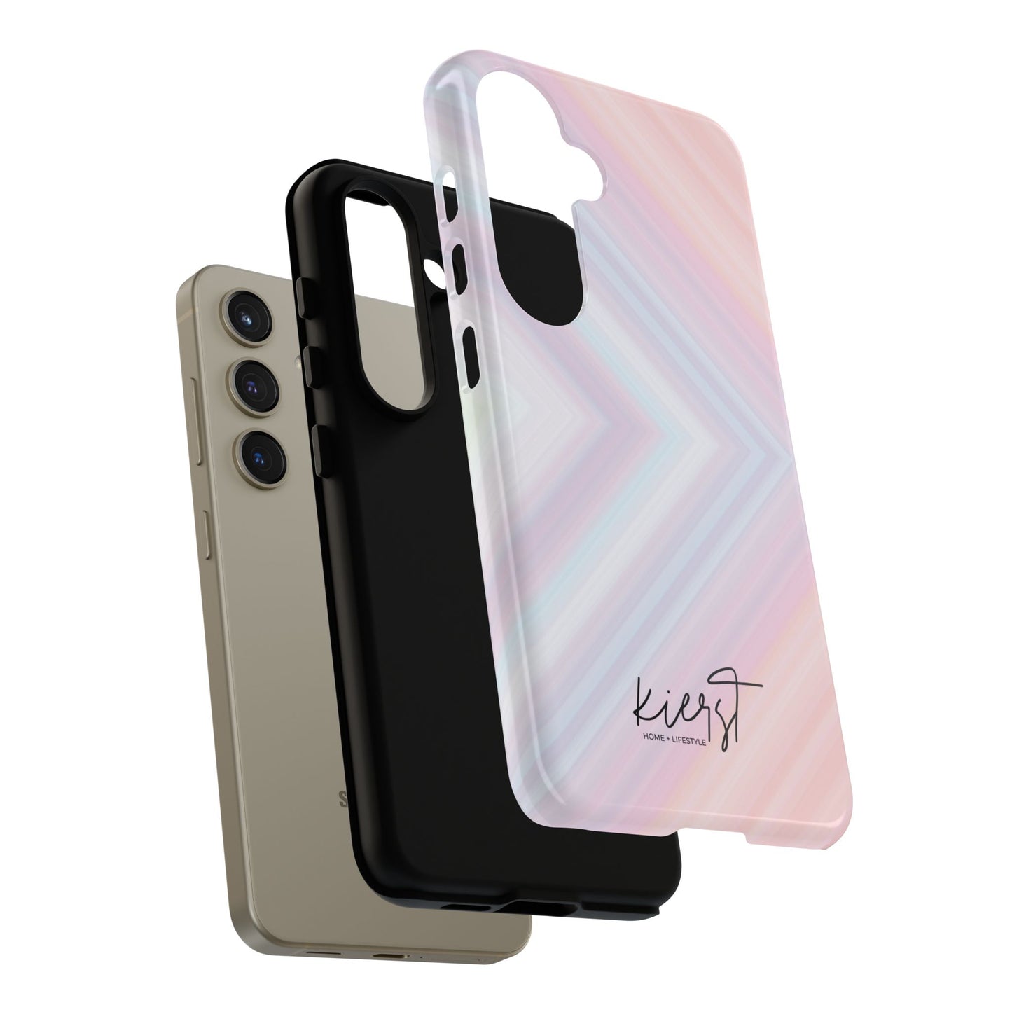 Pastel Arrows Samsung Galaxy Phone Case | Soft Geometry, Subtle Glow
