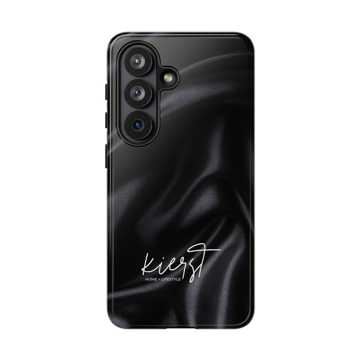 Black Silk Print Samsung Galaxy Phone Case