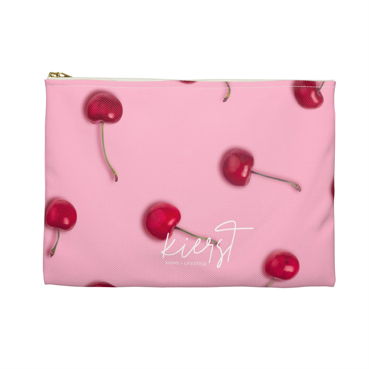 Cherries Accessory Pouch – Limited Edition Pop Cherry Print on Vibrant Pink