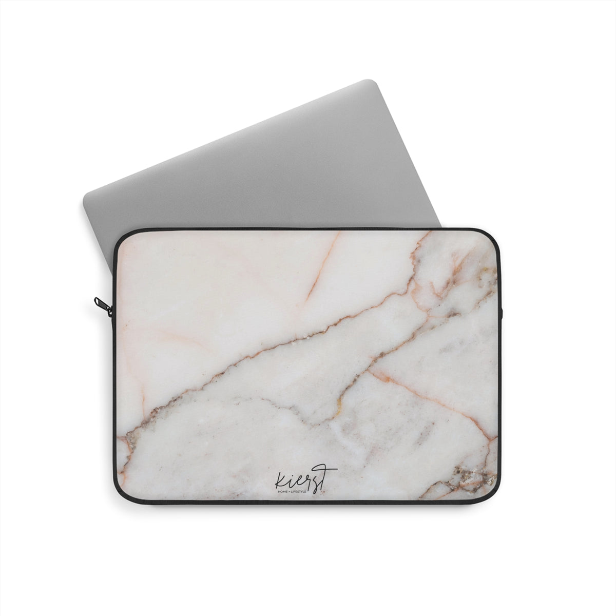 Warm White Marble Laptop Sleeve