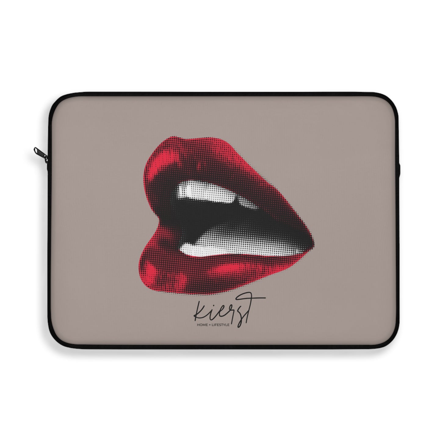 Vintage Red Lips Laptop Sleeve | Bold Glamour with a Retro Twist