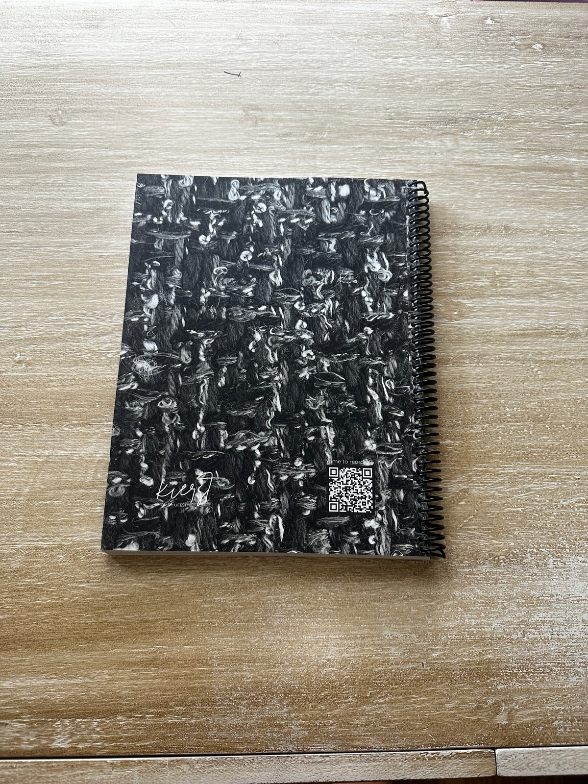 Grey Tweed Notebook